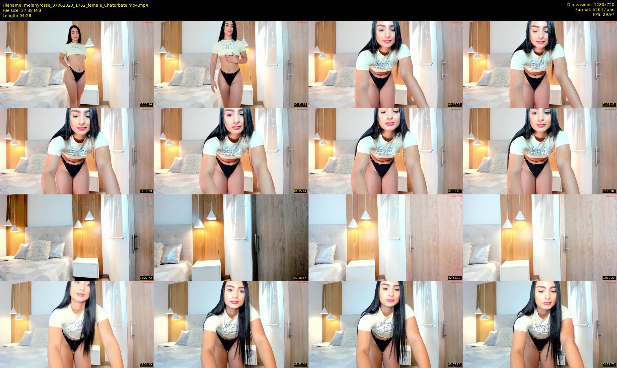 melanyrosse — 5 minute Chaturbate female cam show recording, 720p, Jun 7, 2023