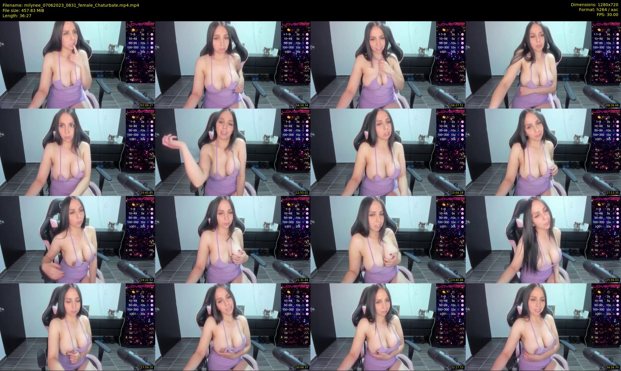 milynee — 37 minute Chaturbate female cam show recording, 720p, Jun 7, 2023