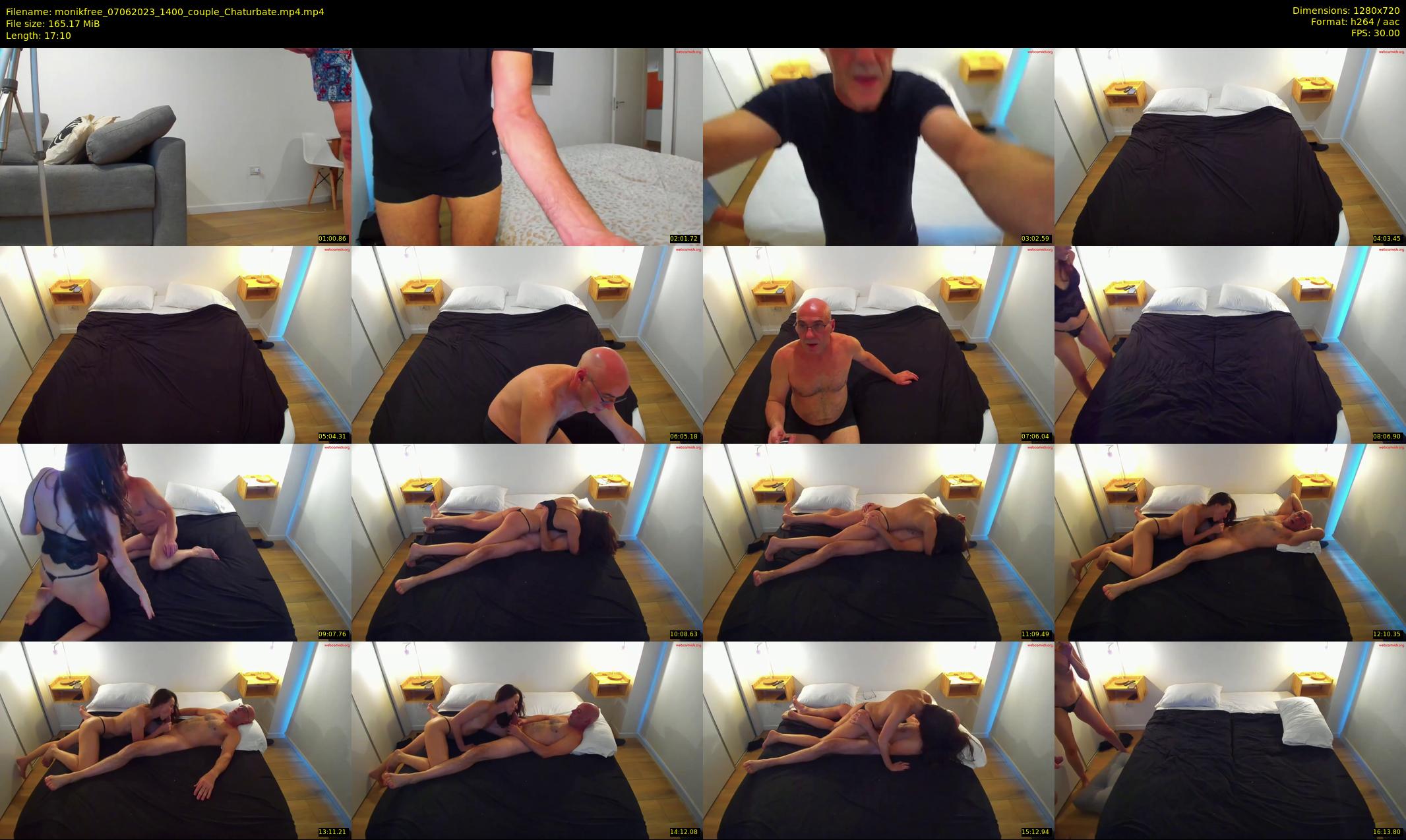 monikfree — 18 minute Chaturbate couple cam show recording, 720p, Jun 7, 2023