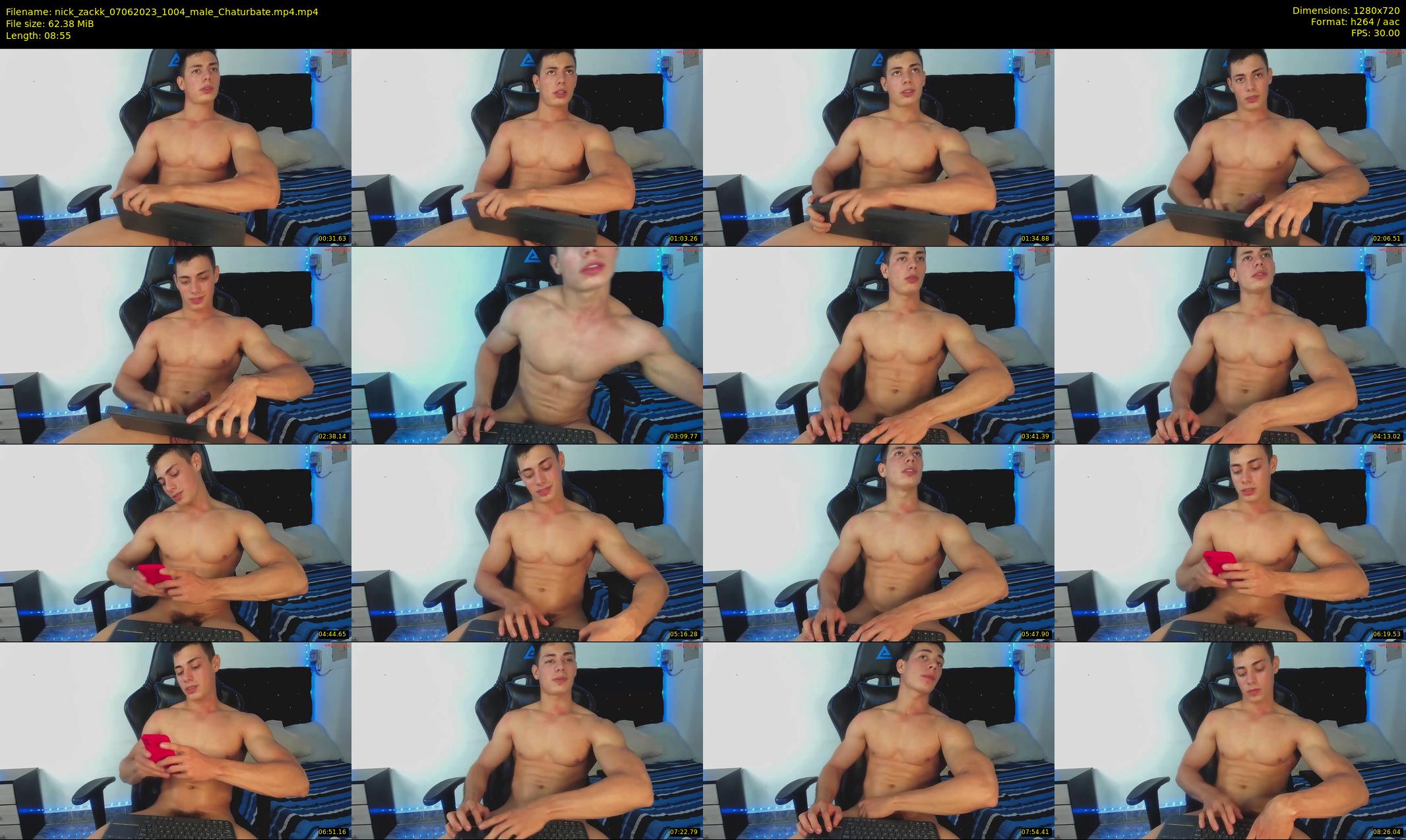 nick_zackk — 9 minute Chaturbate male cam show recording, 720p, Jun 7, 2023