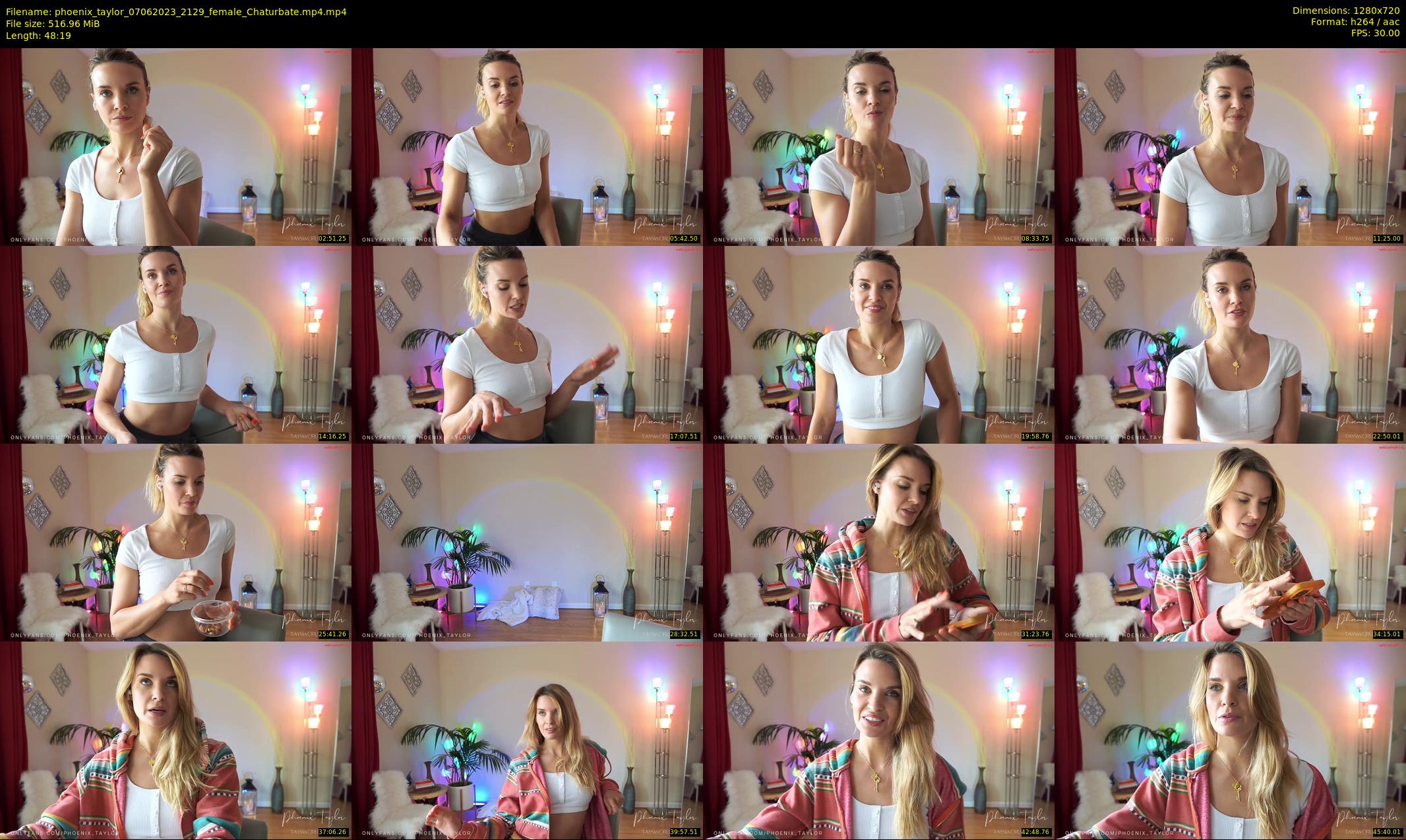 phoenix_taylor — 49 minute Chaturbate female cam show recording, 720p, Jun 7, 2023