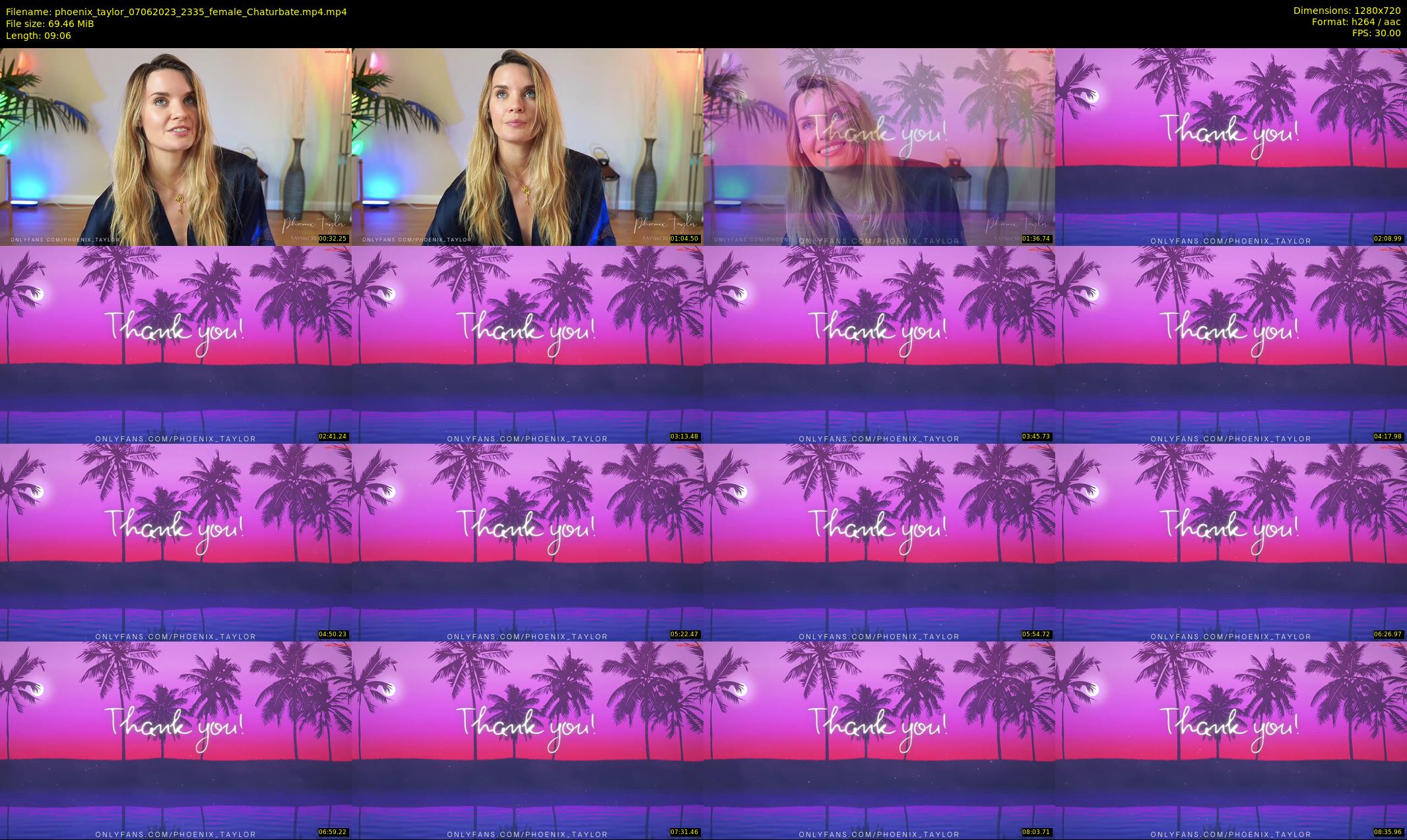 phoenix_taylor — 10 minute Chaturbate female cam show recording, 720p, Jun 7, 2023