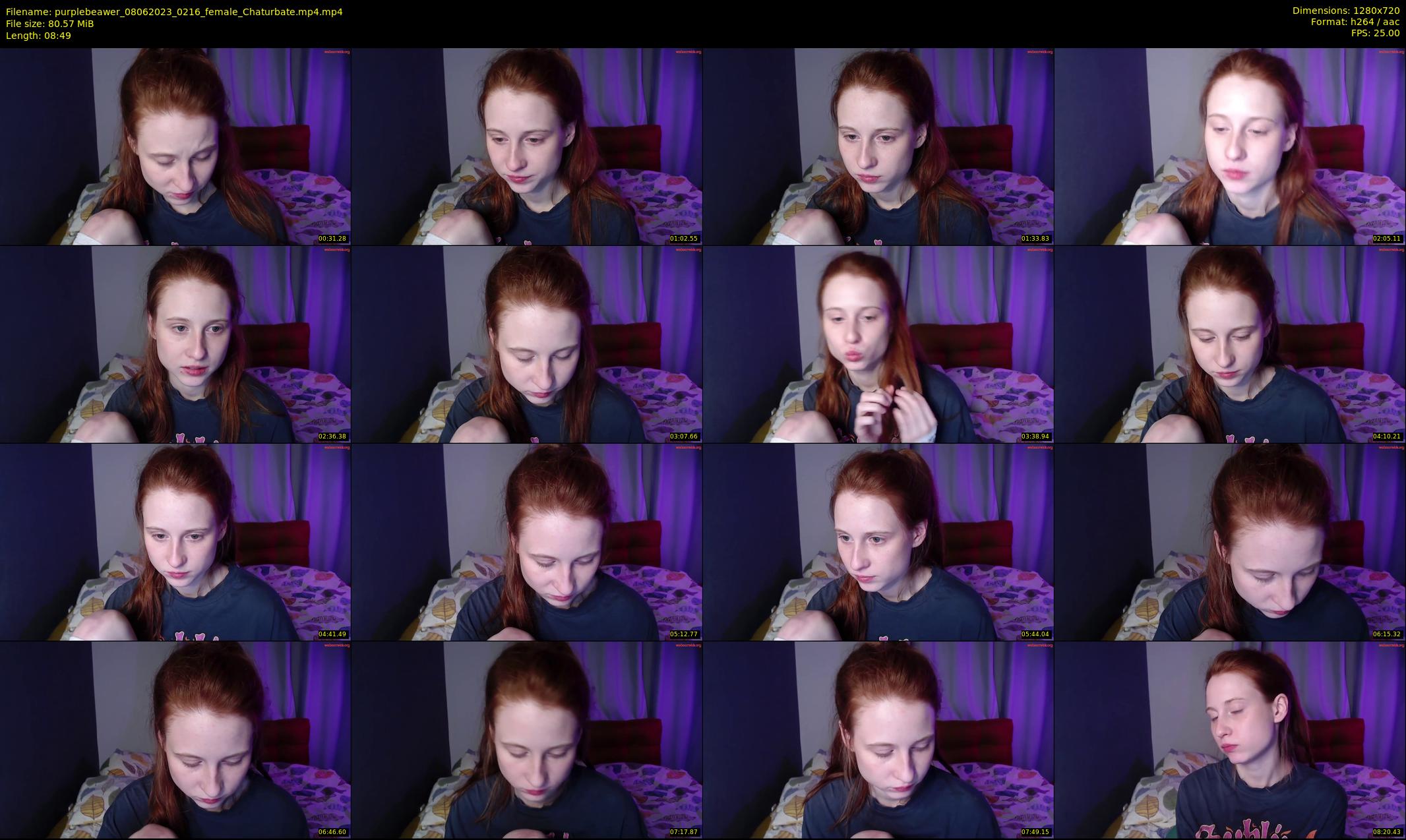 purplebeawer — 9 minute Chaturbate female cam show recording, 720p, Jun 8, 2023