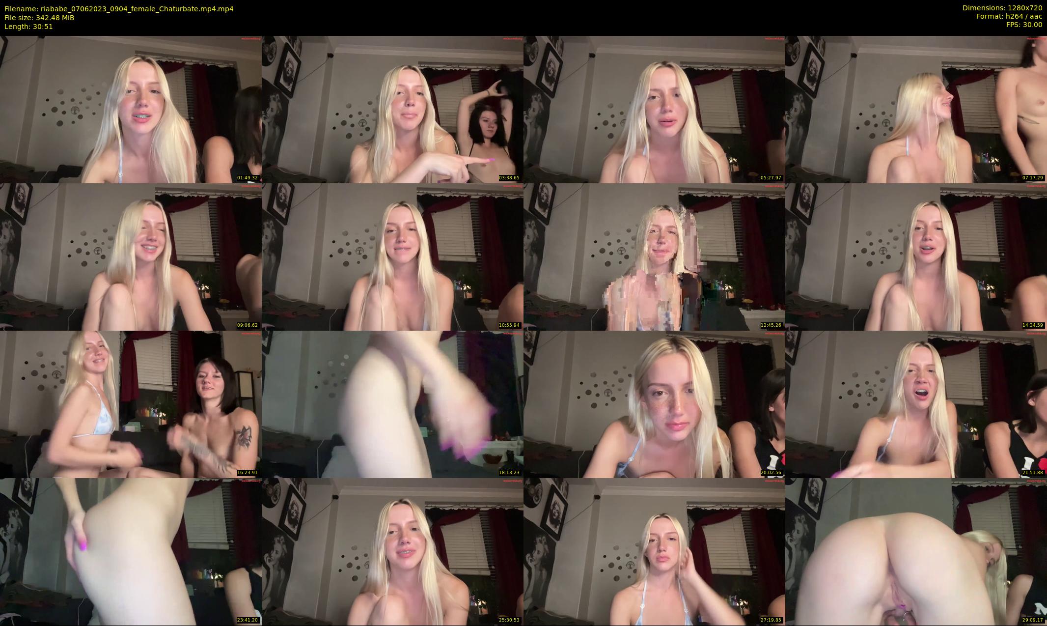 riababe — 31 minute Chaturbate female cam show recording, 720p, Jun 7, 2023