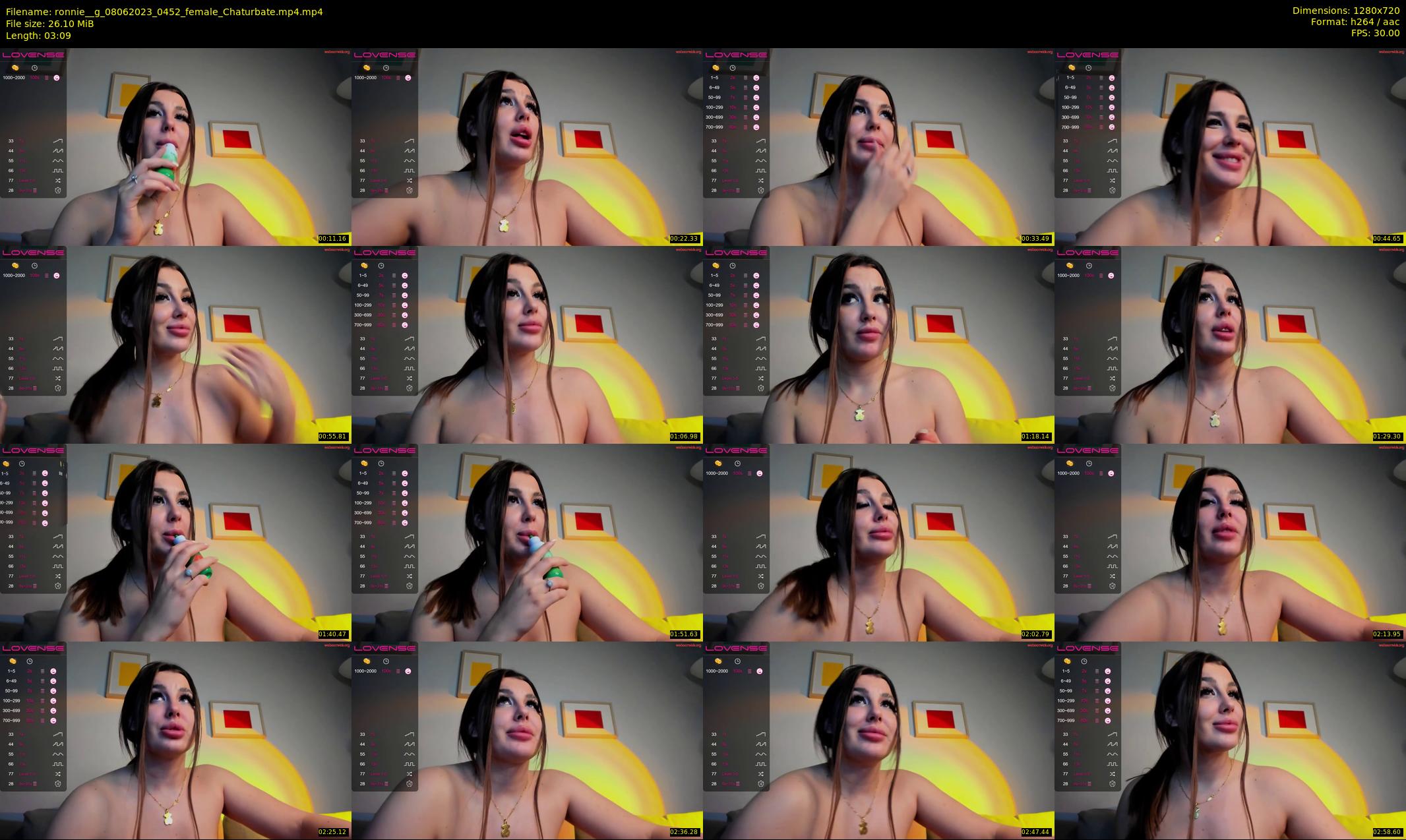 ronnie__g — 4 minute Chaturbate female cam show recording, 720p, Jun 8, 2023