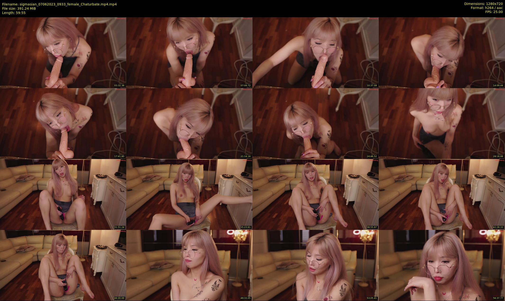 sigmasian — 60 minute Chaturbate female cam show recording, 720p, Jun 7, 2023