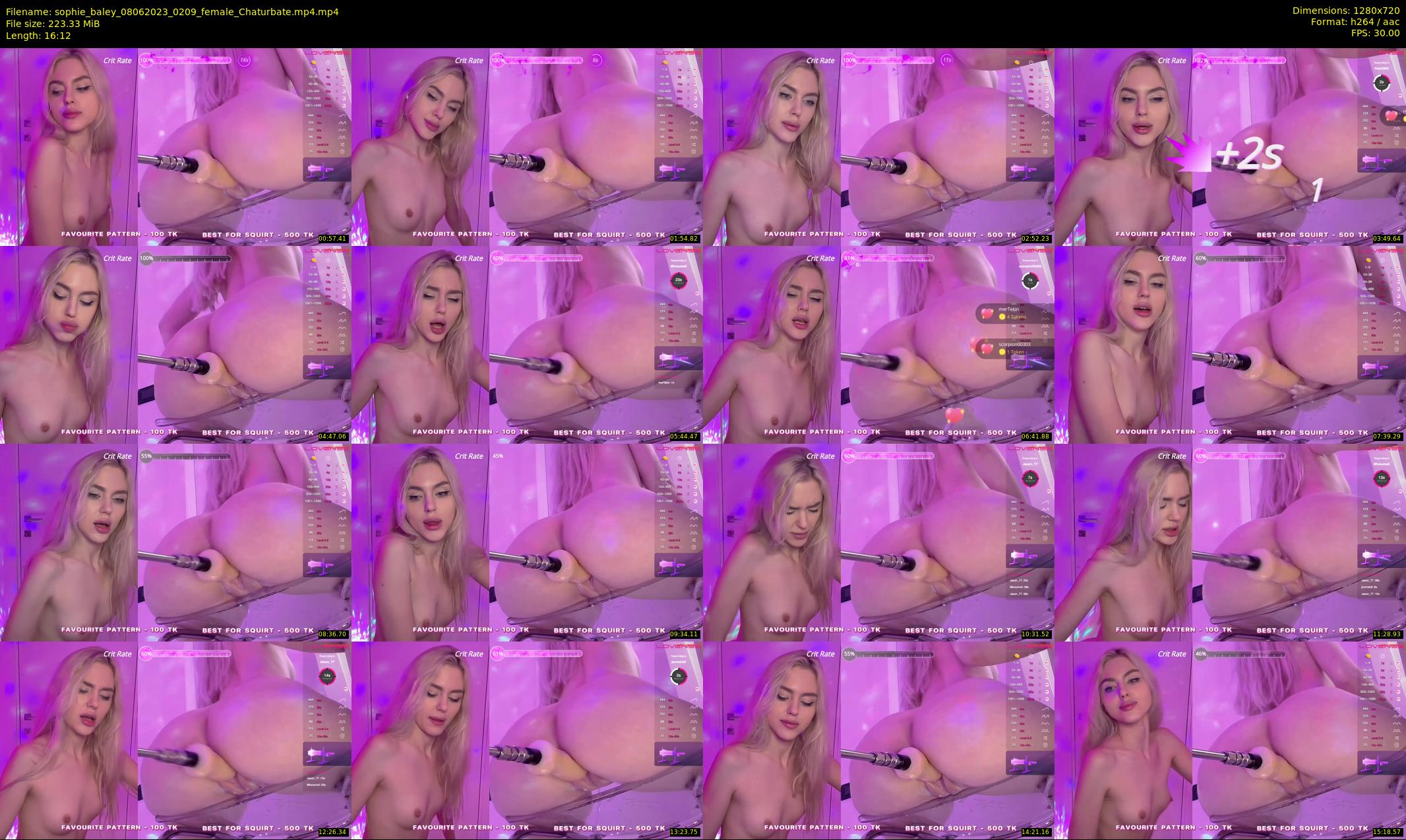 sophie_baley — 17 minute Chaturbate female cam show recording, 720p, Jun 8, 2023