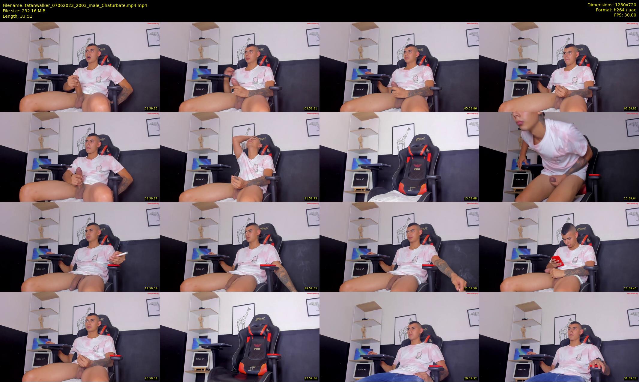 tatanwalker — 34 minute Chaturbate male cam show recording, 720p, Jun 7, 2023