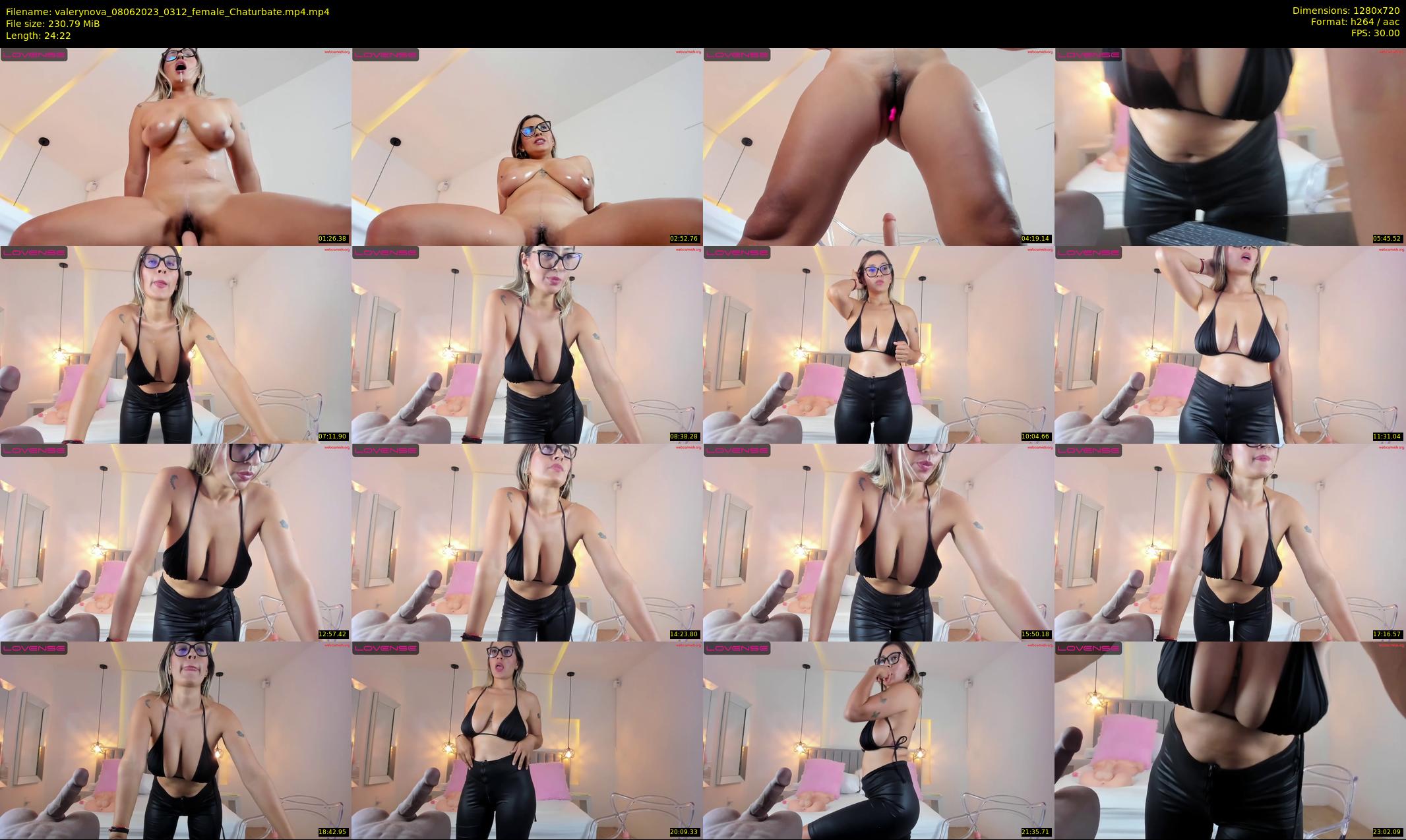 valerynova — 25 minute Chaturbate female cam show recording, 720p, Jun 8, 2023