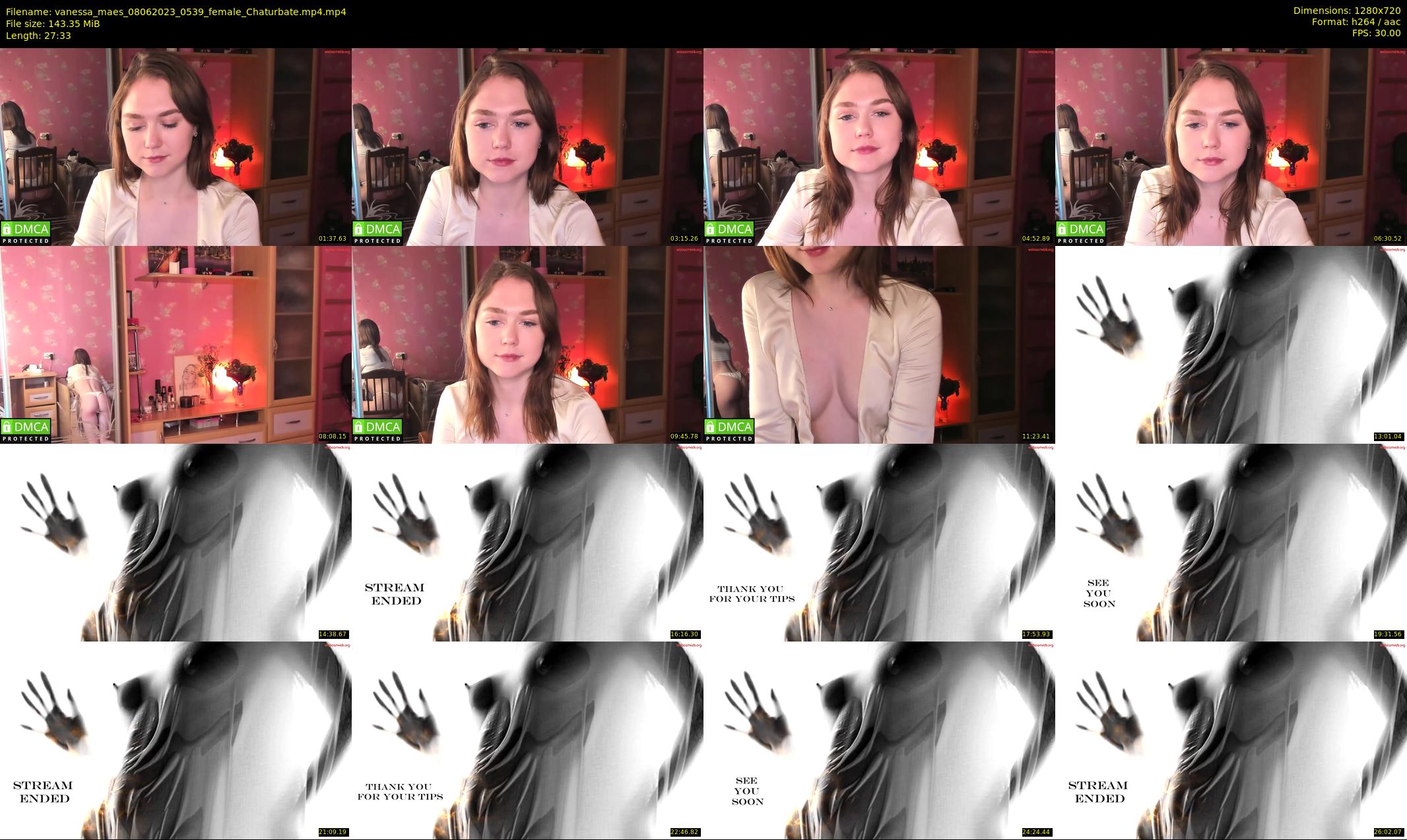 vanessa_maes — 28 minute Chaturbate female cam show recording, 720p, Jun 8, 2023