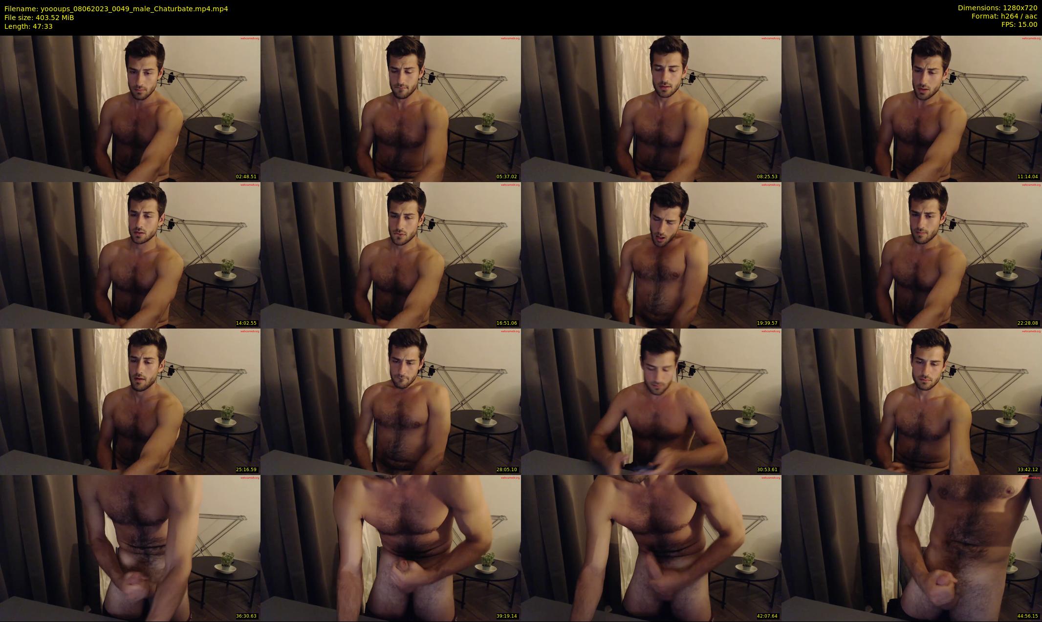 yoooups — 48 minute Chaturbate male cam show recording, 720p, Jun 8, 2023