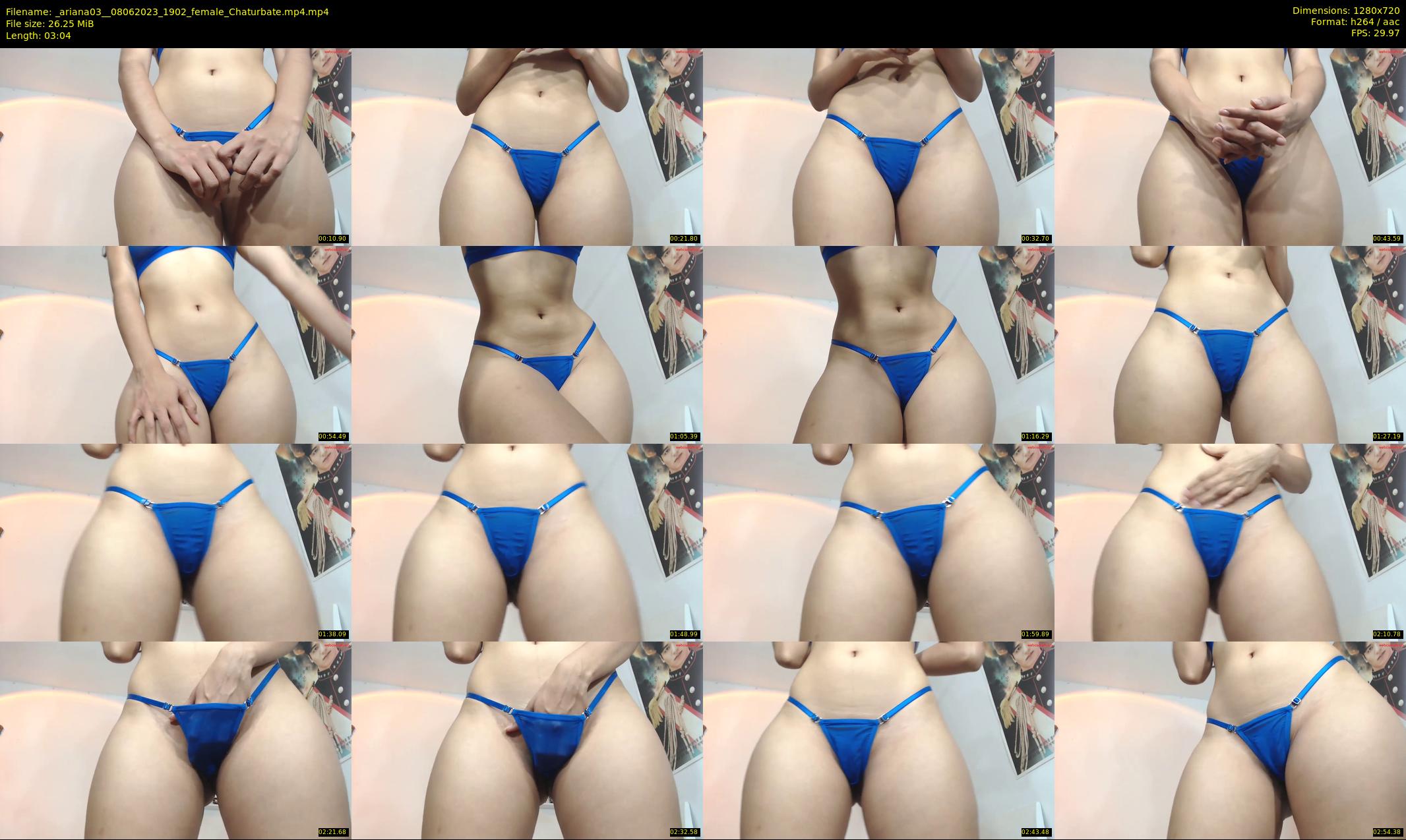 _ariana03_ — 4 minute Chaturbate female cam show recording, 720p, Jun 8, 2023