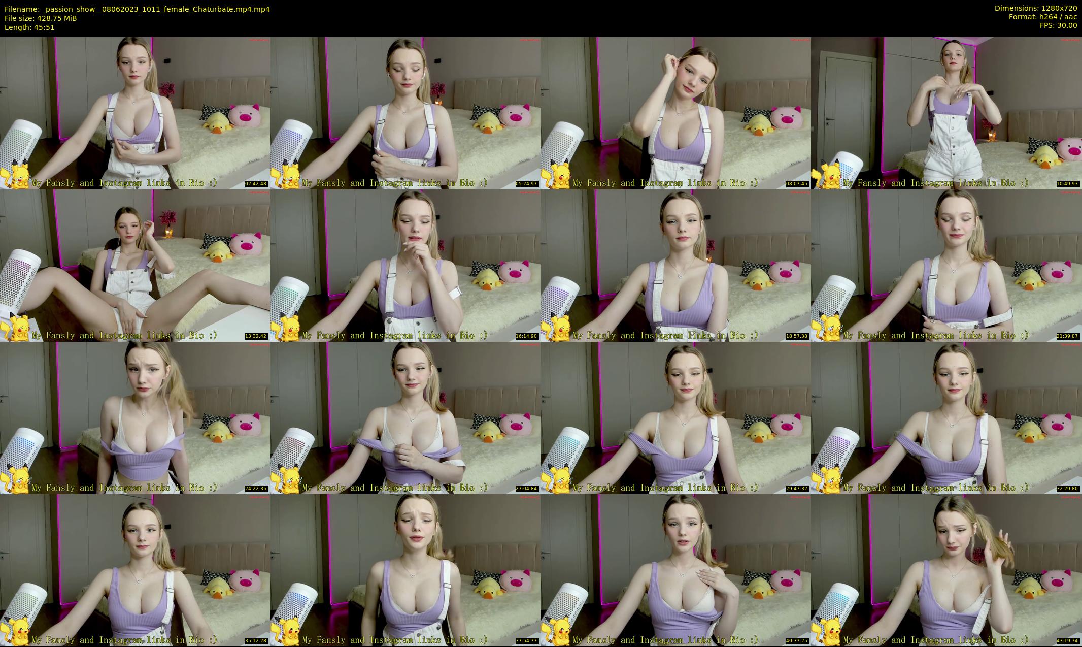 _passion_show_ — 46 minute Chaturbate couple cam show recording, 720p, Jun 8, 2023