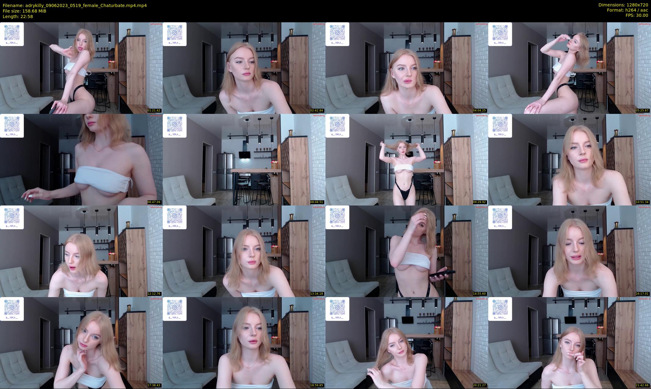 adrykilly — 23 minute Chaturbate female cam show recording, 720p, Jun 9, 2023