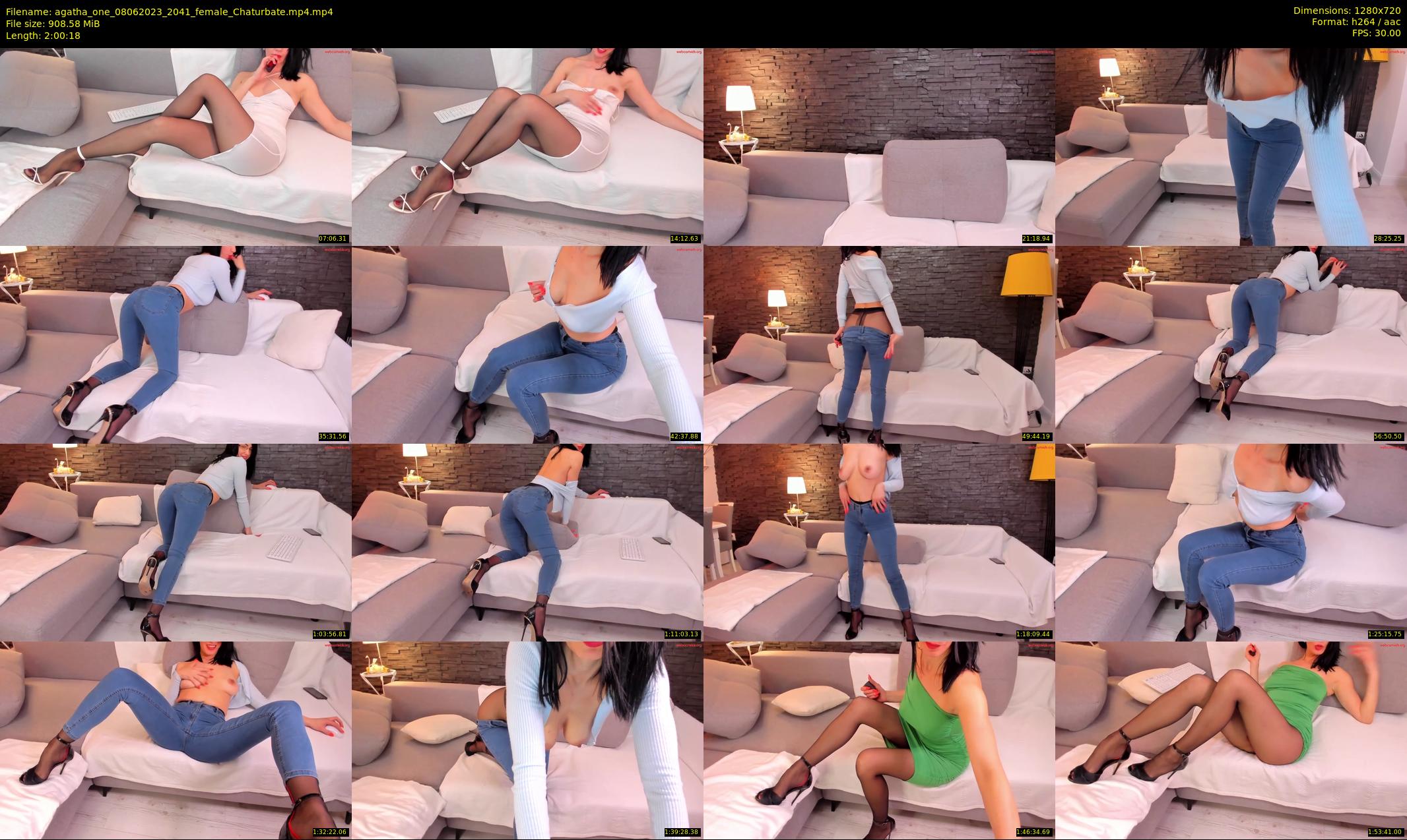 agatha_one — 121 minute Chaturbate female cam show recording, 720p, Jun 8, 2023