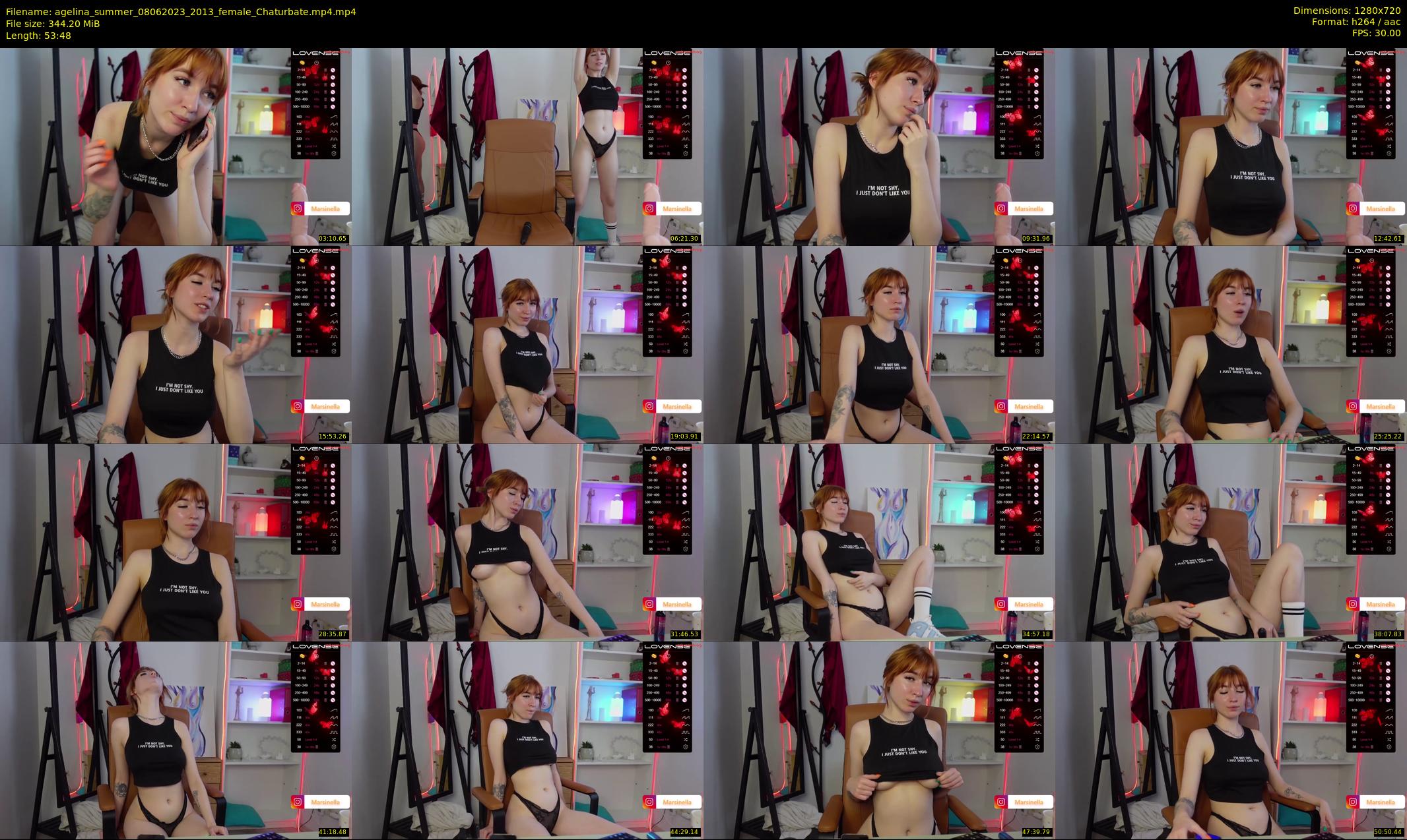 agelina_summer — 54 minute Chaturbate female cam show recording, 720p, Jun 8, 2023