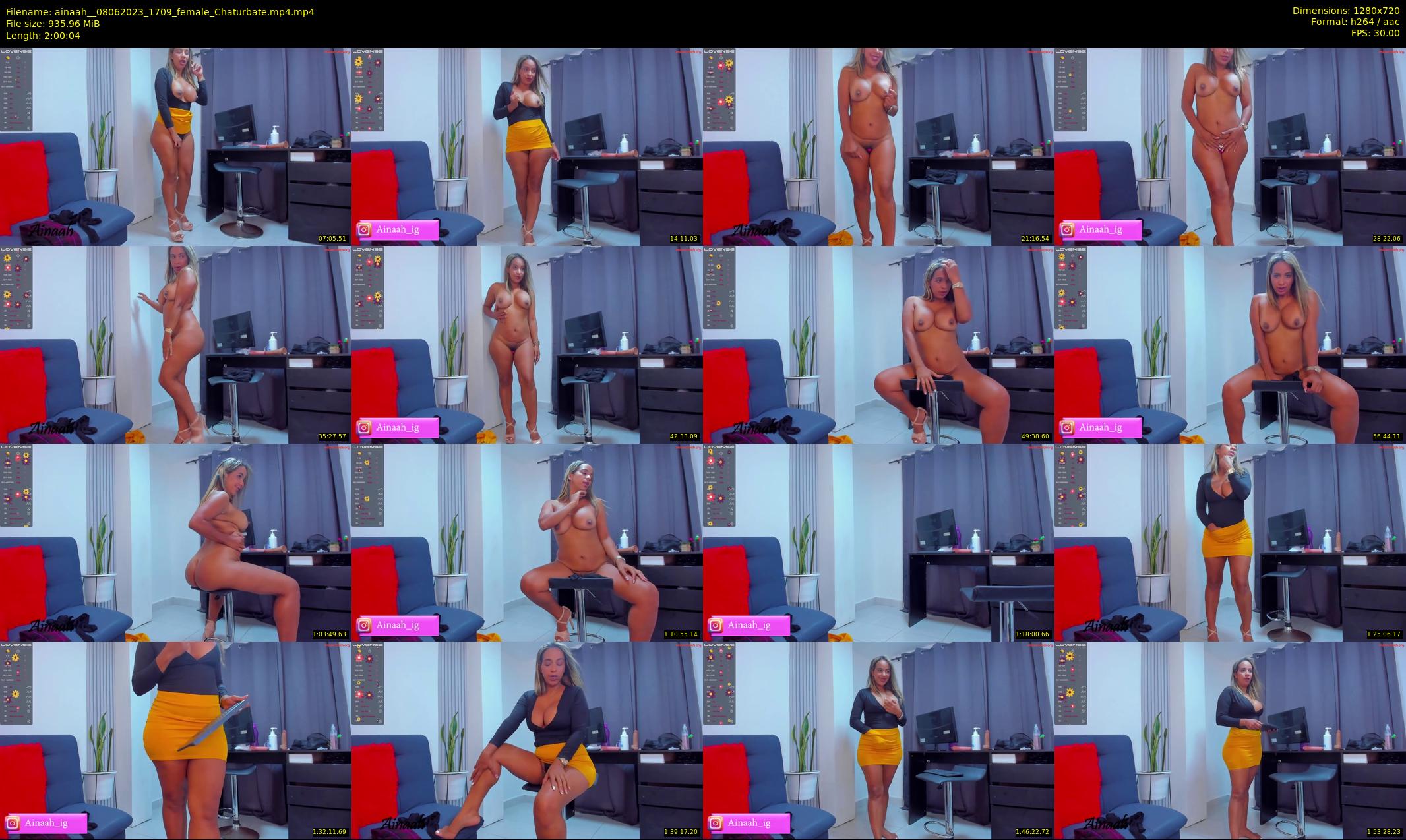 ainaah_ — 121 minute Chaturbate female cam show recording, 720p, Jun 8, 2023