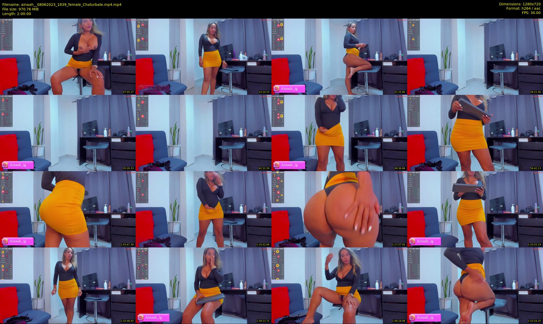 ainaah_ — 120 minute Chaturbate female cam show recording, 720p, Jun 8, 2023