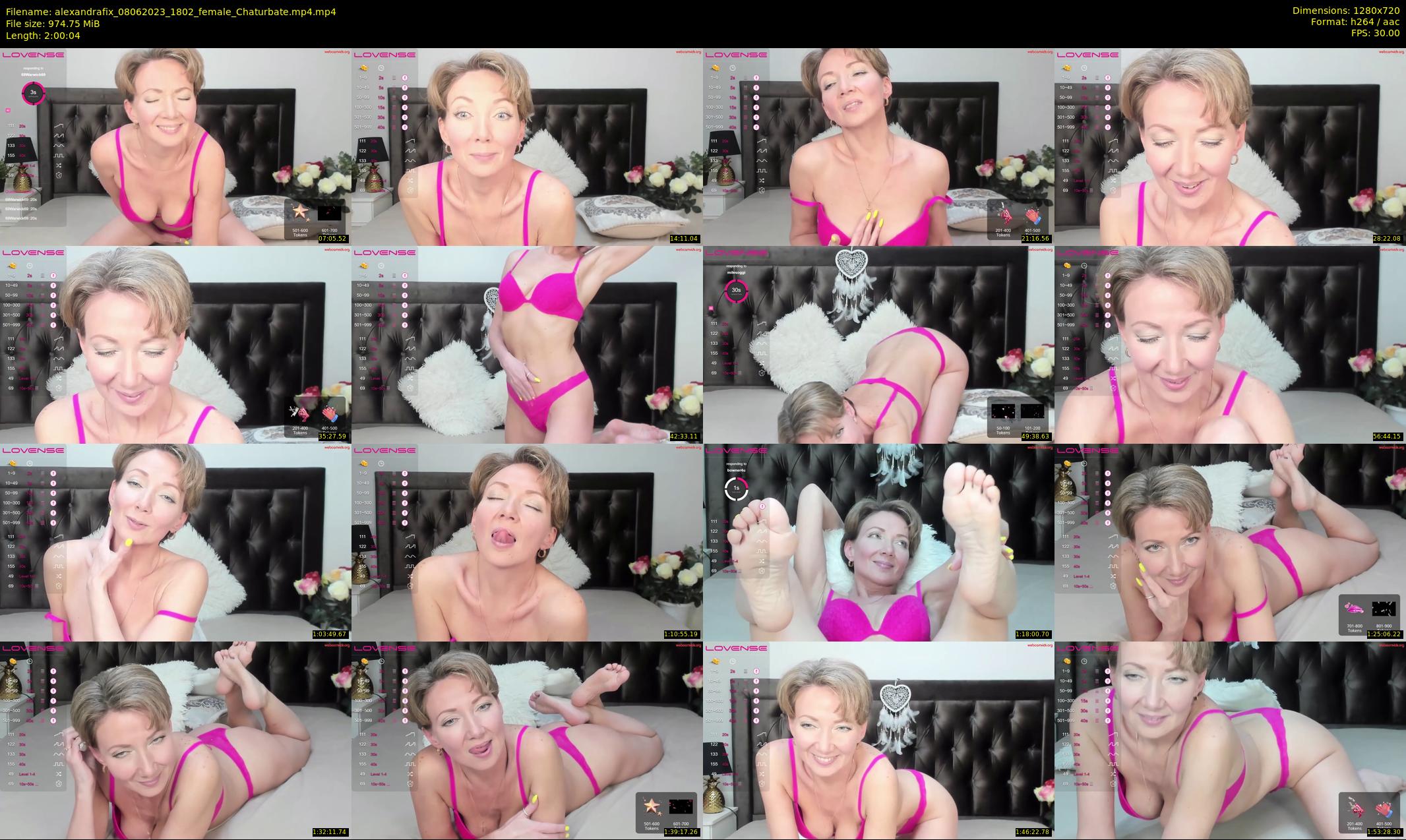 alexandrafix — 121 minute Chaturbate female cam show recording, 720p, Jun 8, 2023