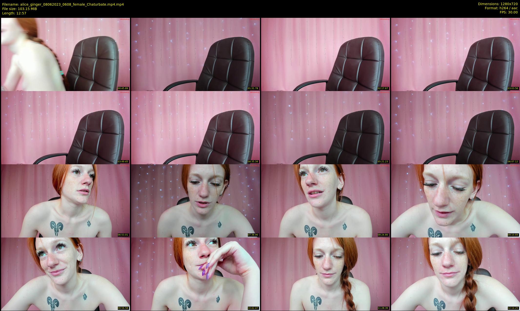 alice_ginger — 13 minute Chaturbate female cam show recording, 720p, Jun 8, 2023