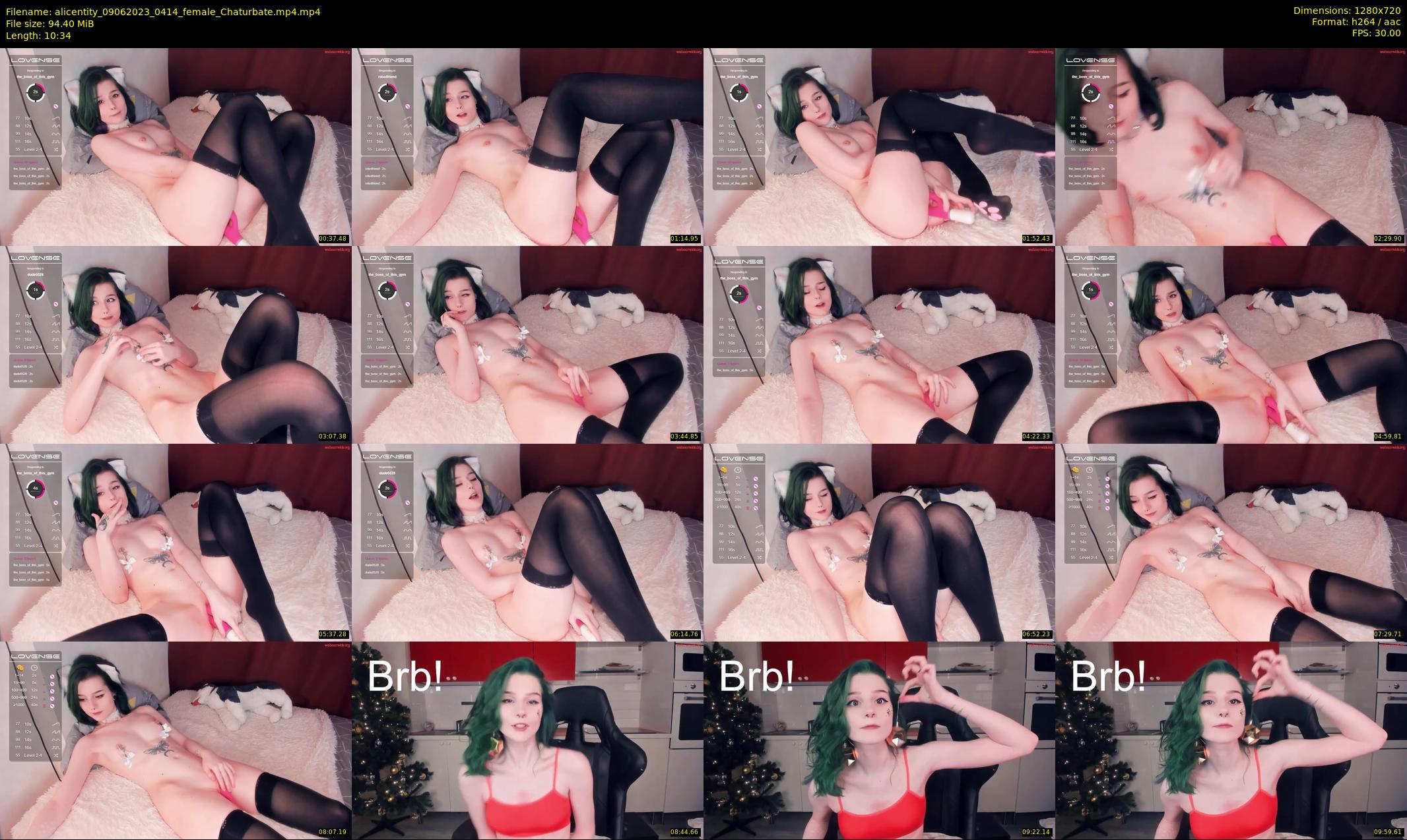 alicentity — 11 minute Chaturbate female cam show recording, 720p, Jun 9, 2023