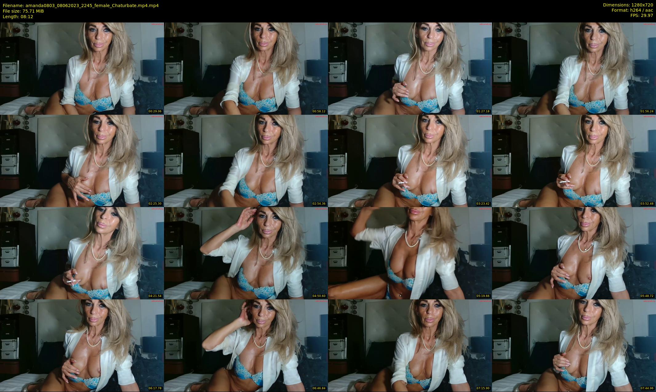 amanda0803 — 9 minute Chaturbate female cam show recording, 720p, Jun 8, 2023