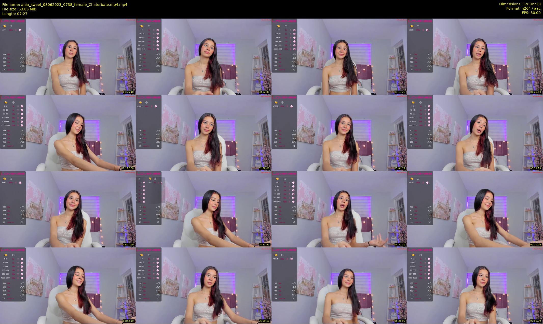 ania_sweet — 8 minute Chaturbate female cam show recording, 720p, Jun 8, 2023