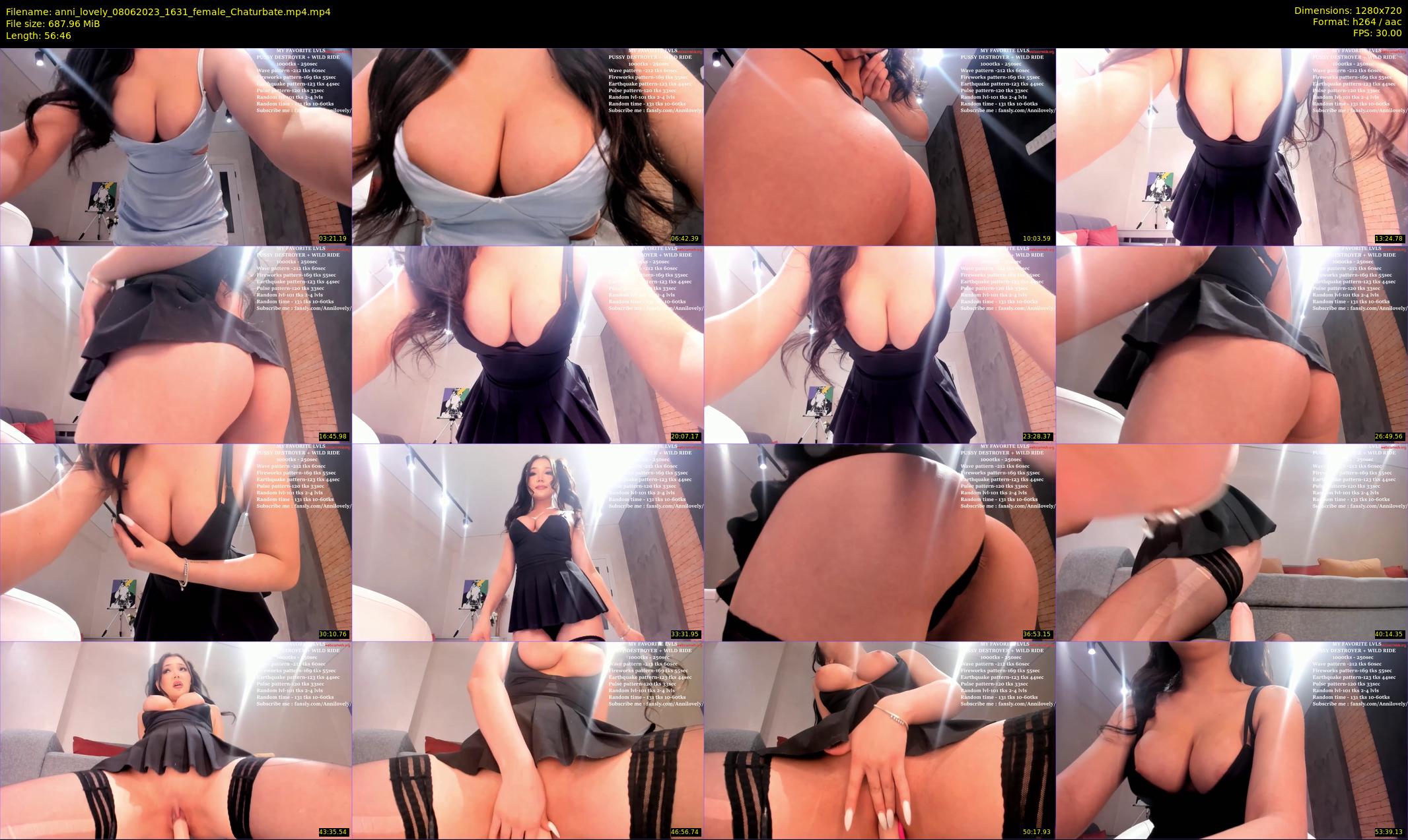 anni_lovely — 57 minute Chaturbate female cam show recording, 720p, Jun 8, 2023