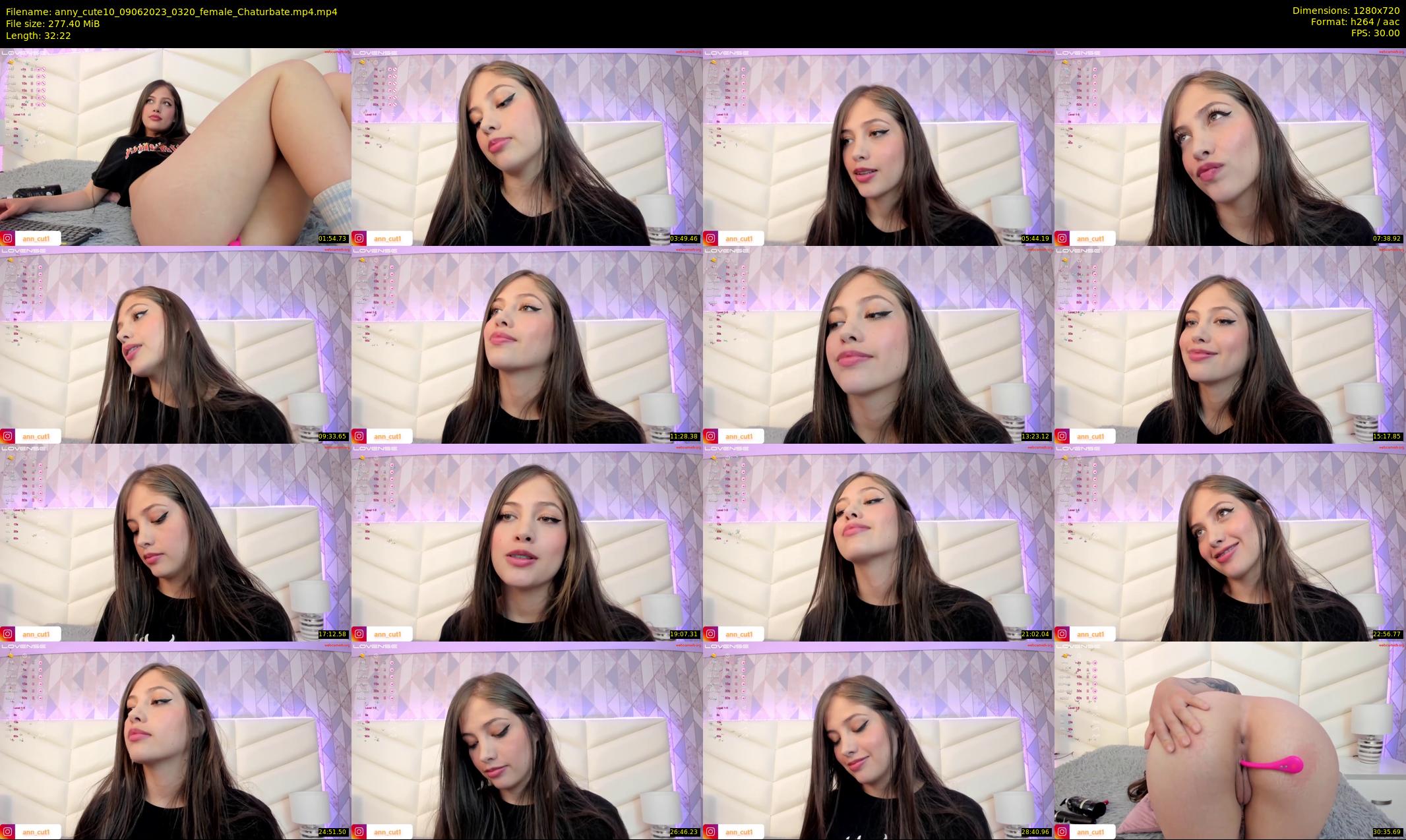 anny_cute10 — 33 minute Chaturbate female cam show recording, 720p, Jun 9, 2023