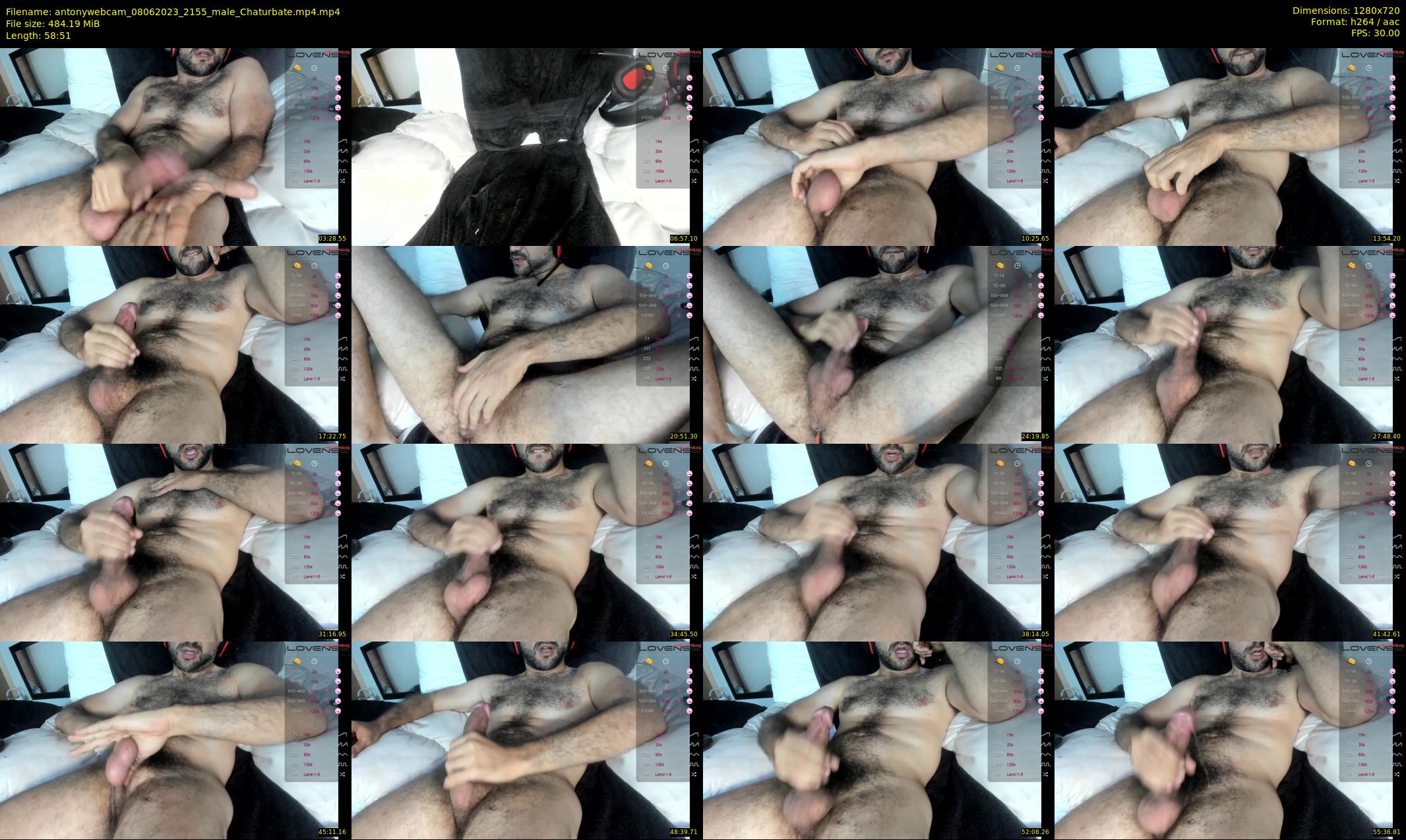 antonywebcam — 59 minute Chaturbate male cam show recording, 720p, Jun 8, 2023
