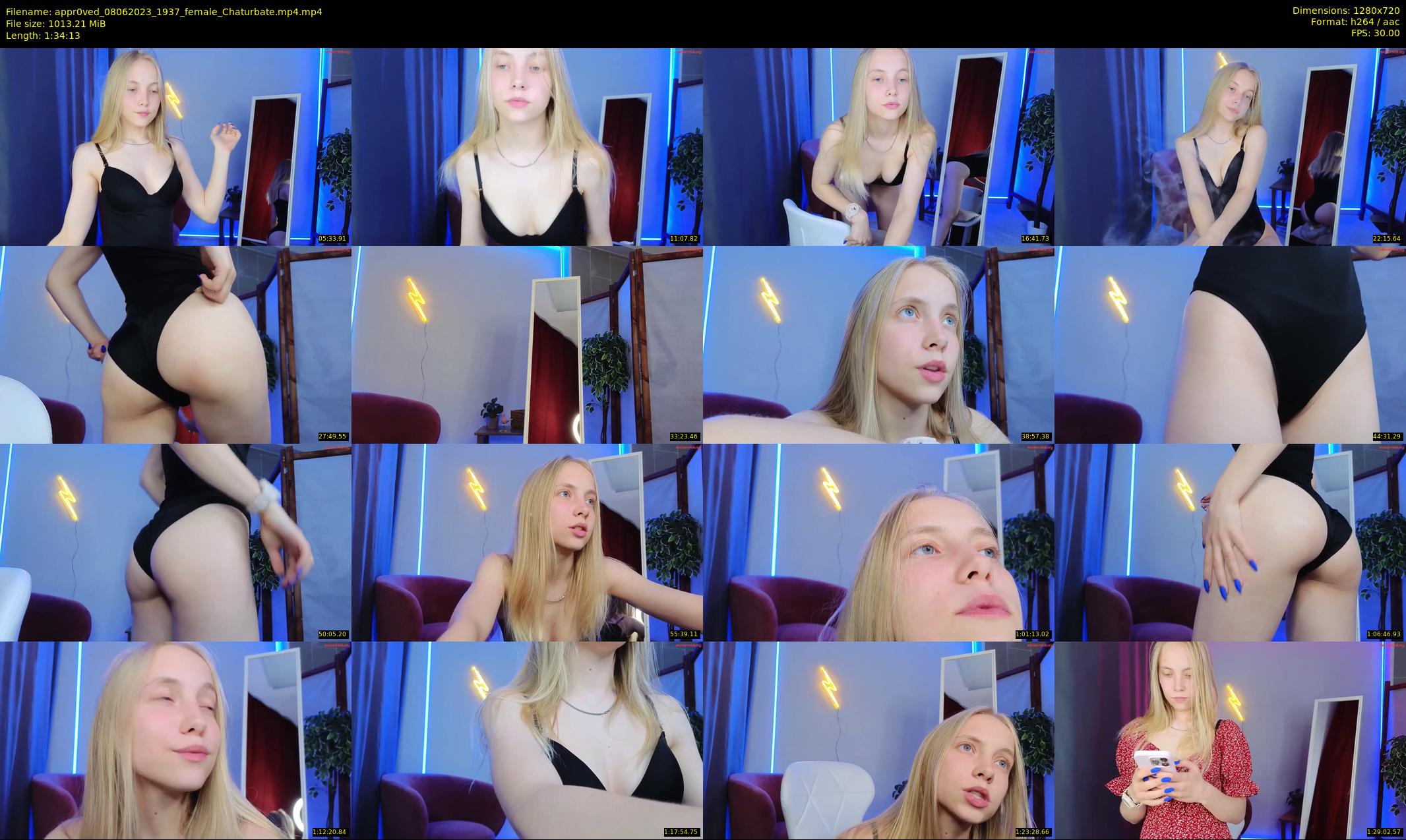 appr0ved — 95 minute Chaturbate female cam show recording, 720p, Jun 8, 2023