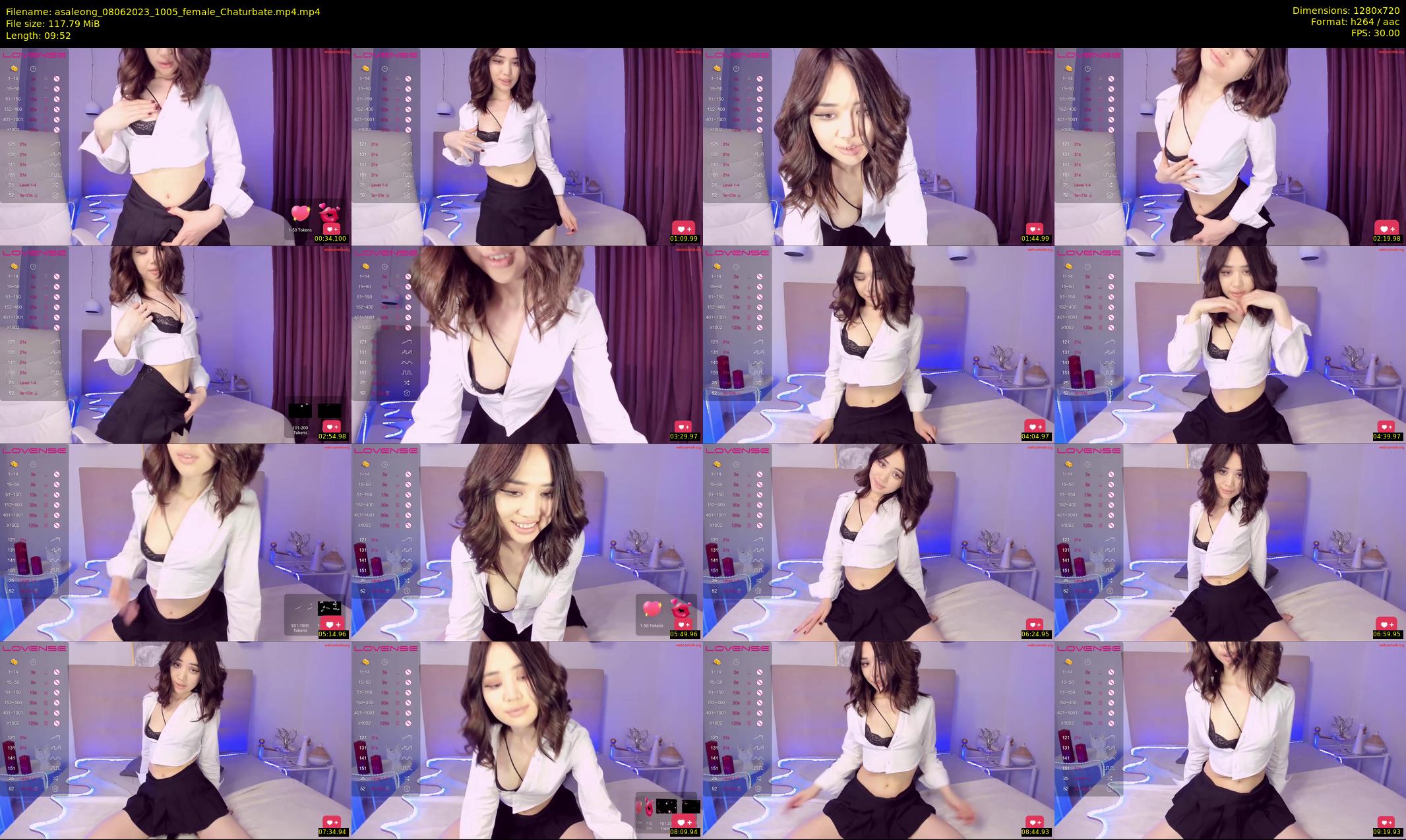 asaleong — 10 minute Chaturbate female cam show recording, 720p, Jun 8, 2023