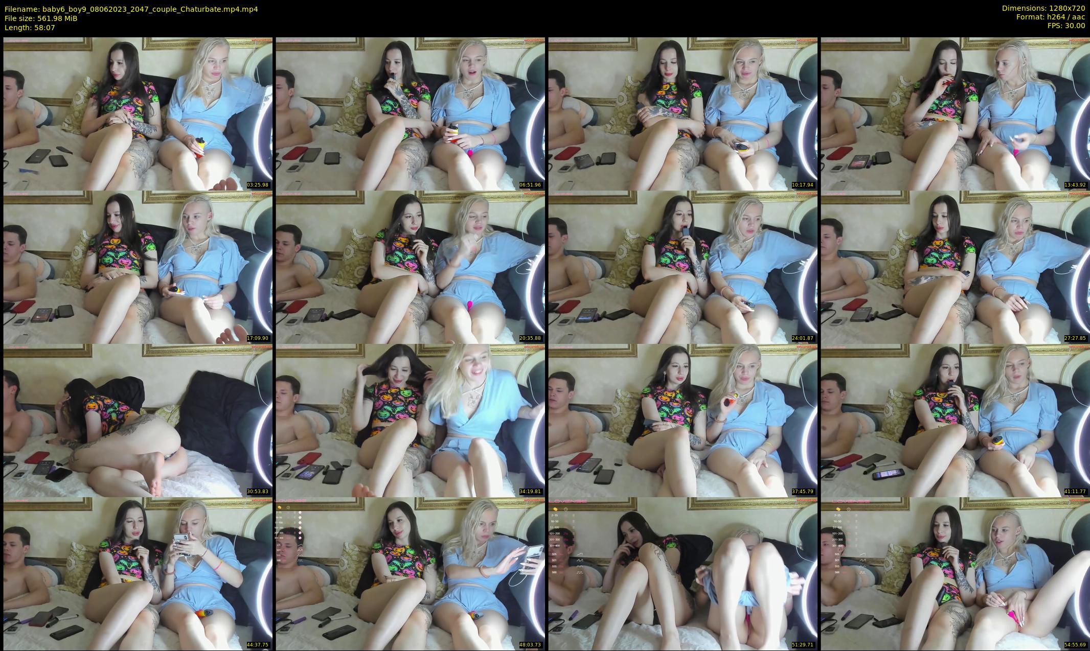 baby6_boy9 — 59 minute Chaturbate couple cam show recording, 720p, Jun 8, 2023