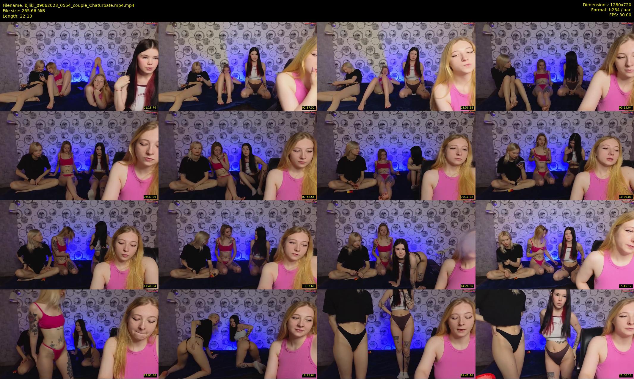 bjliki — 23 minute Chaturbate couple cam show recording, 720p, Jun 9, 2023
