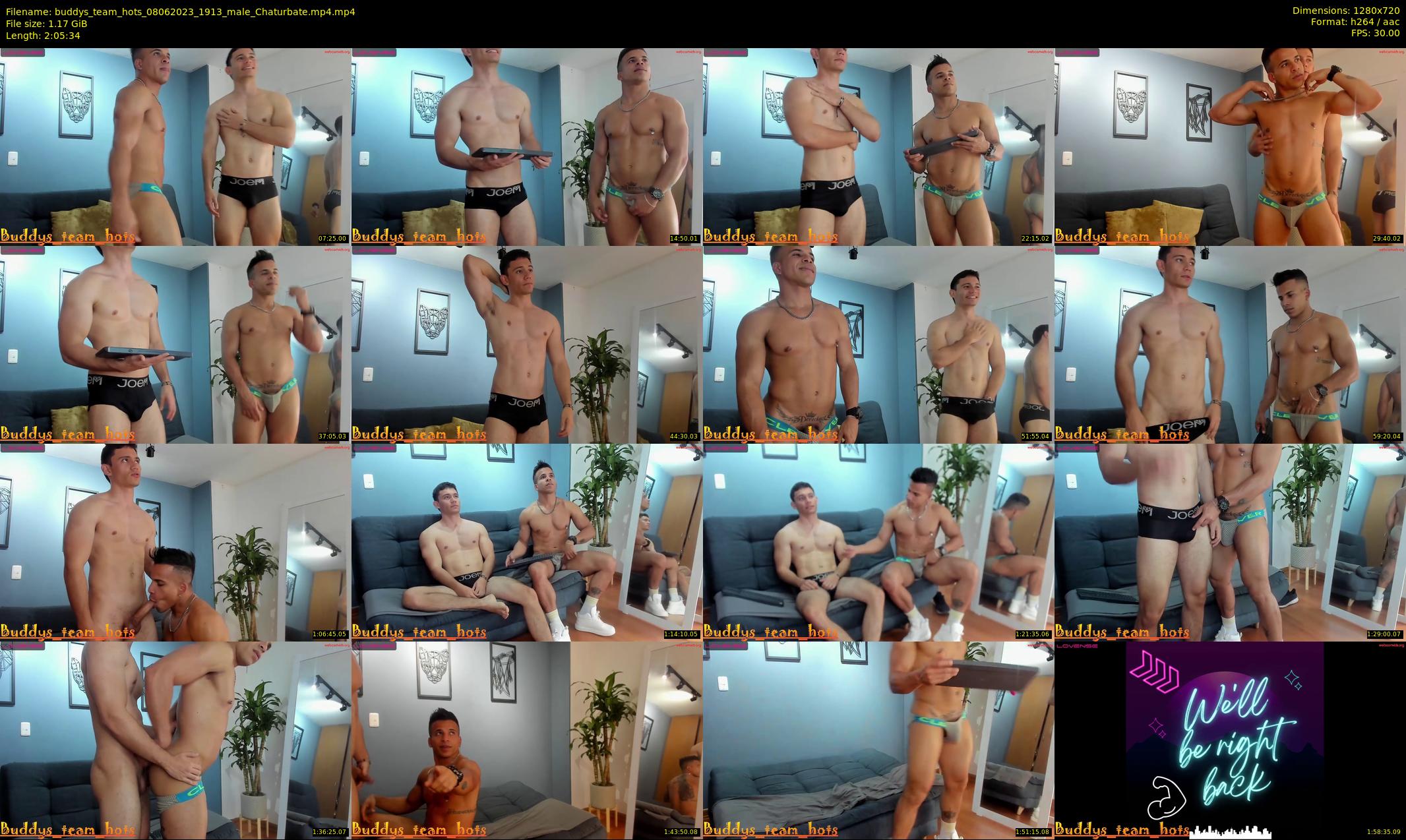 buddys_team_hots — 126 minute Chaturbate couple cam show recording, 720p, Jun 8, 2023