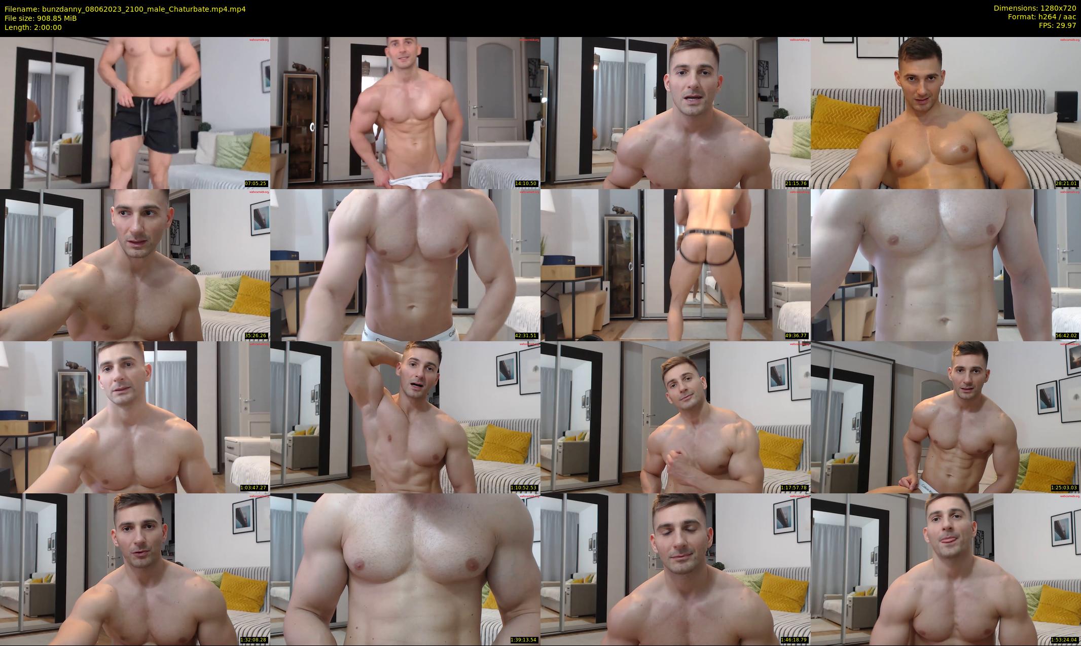 bunzdanny — 120 minute Chaturbate male cam show recording, 720p, Jun 8, 2023