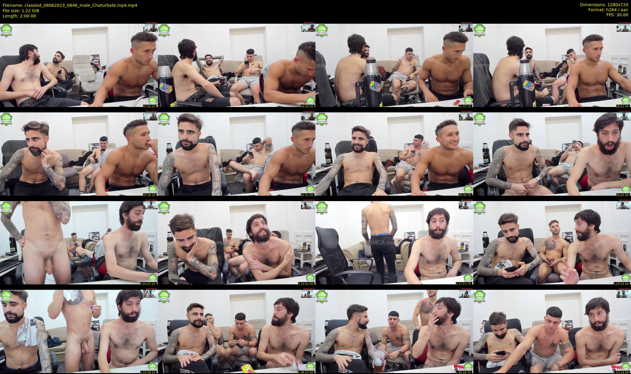 classied — 120 minute Chaturbate male cam show recording, 720p, Jun 8, 2023