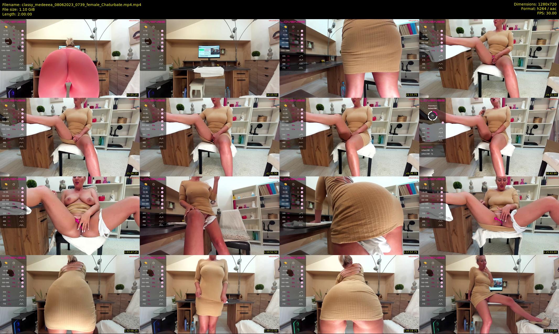 classy_medeeea — 120 minute Chaturbate female cam show recording, 720p, Jun 8, 2023