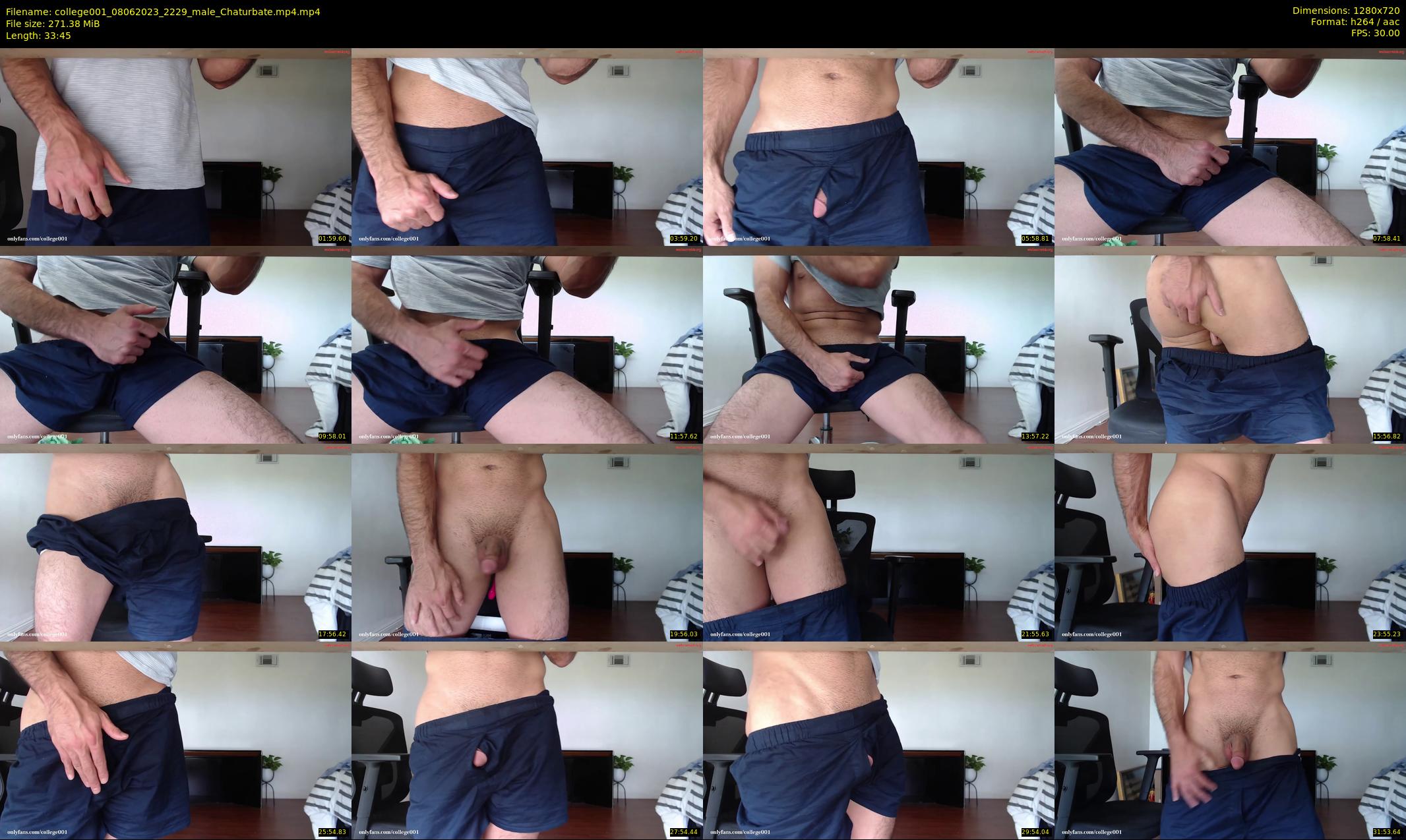 college001 — 34 minute Chaturbate male cam show recording, 720p, Jun 8, 2023