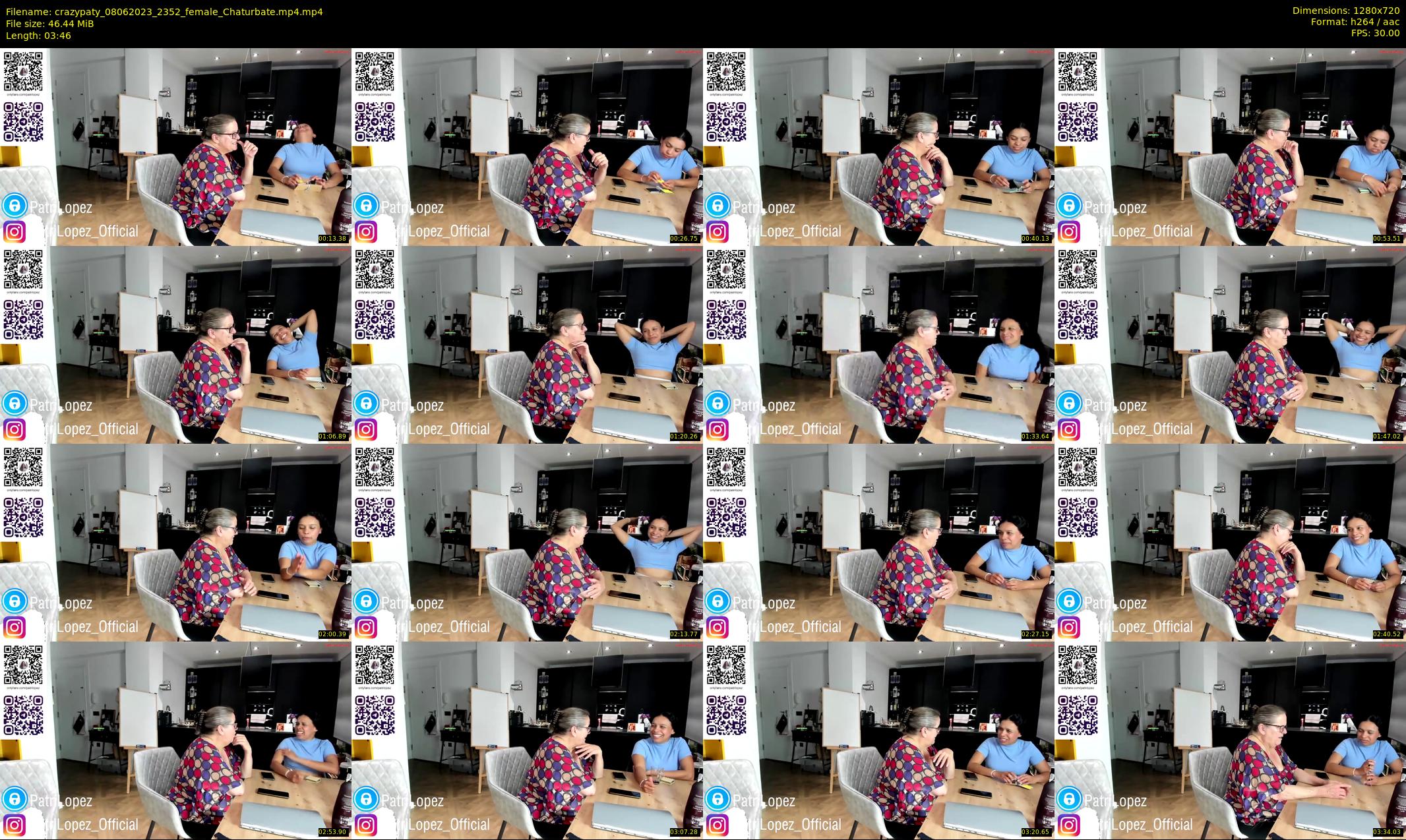 crazypaty — 4 minute Chaturbate female cam show recording, 720p, Jun 8, 2023