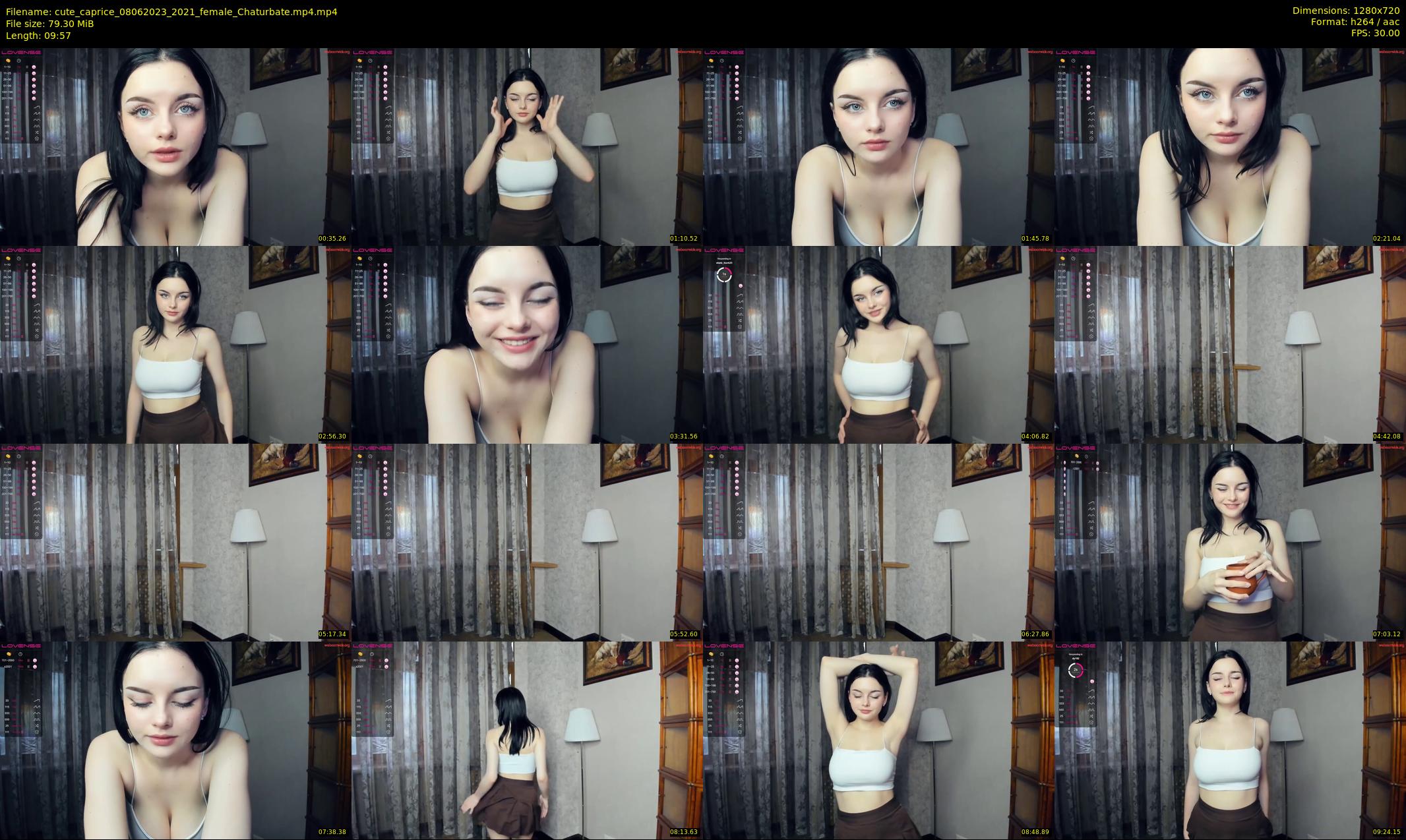 cute_caprice — 10 minute Chaturbate female cam show recording, 720p, Jun 8, 2023