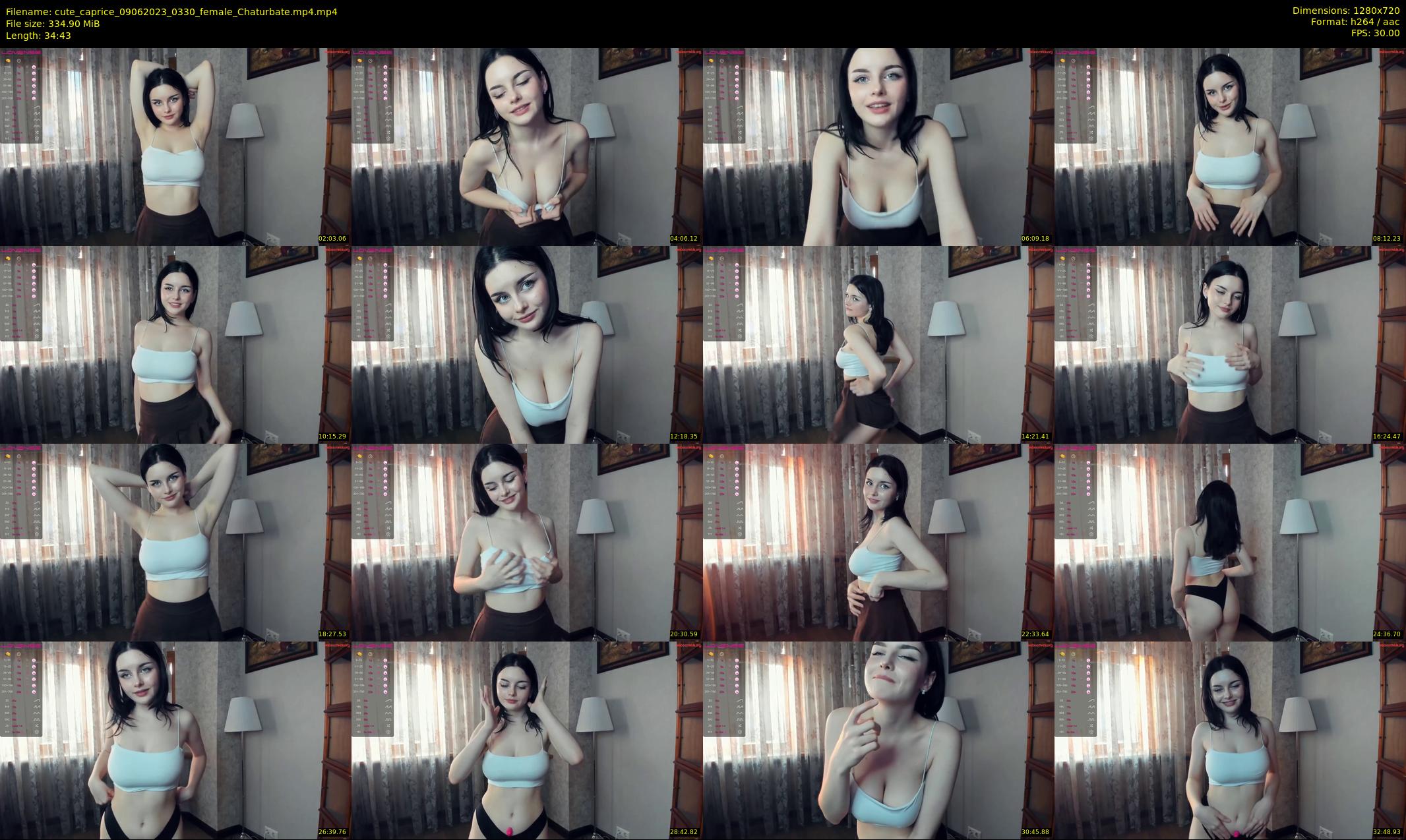 cute_caprice — 35 minute Chaturbate female cam show recording, 720p, Jun 9, 2023