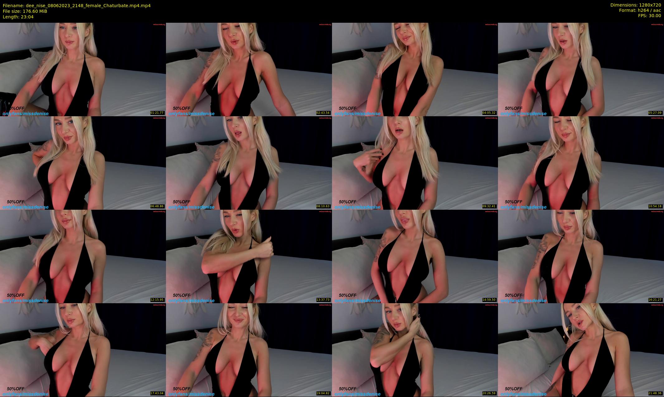 dee_nise — 24 minute Chaturbate female cam show recording, 720p, Jun 8, 2023
