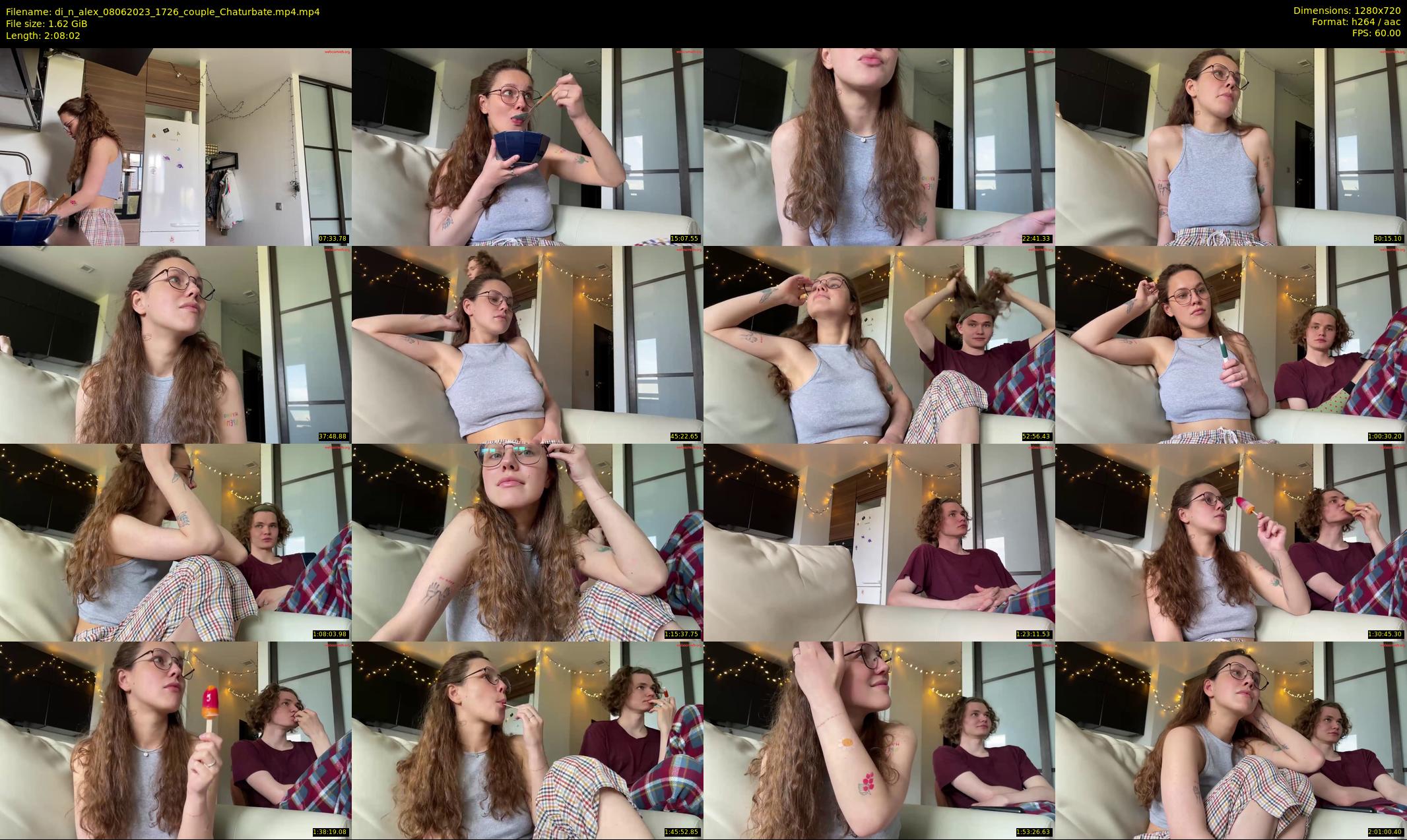 di_n_alex — 129 minute Chaturbate couple cam show recording, 720p, Jun 8, 2023