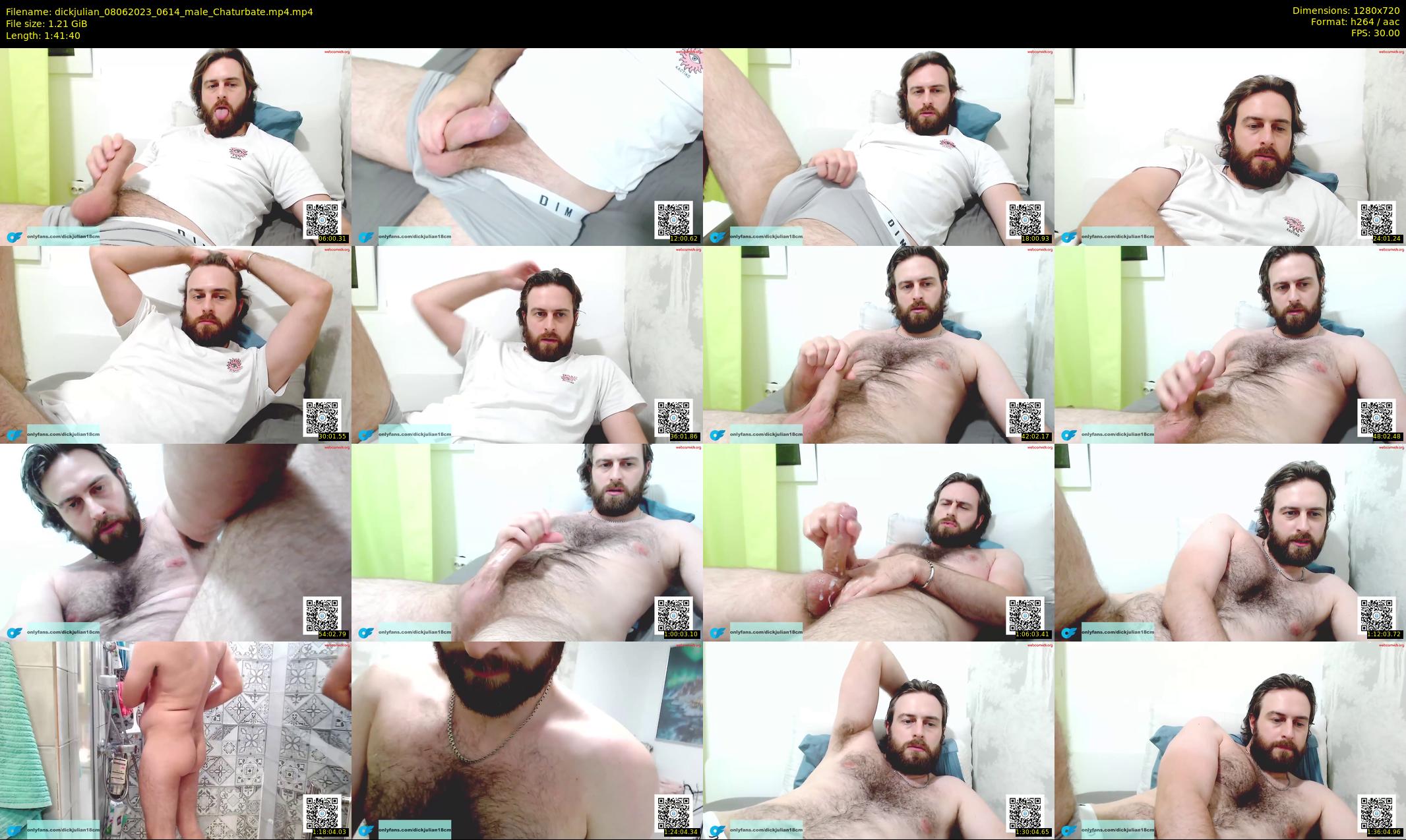 dickjulian — 102 minute Chaturbate male cam show recording, 720p, Jun 8, 2023