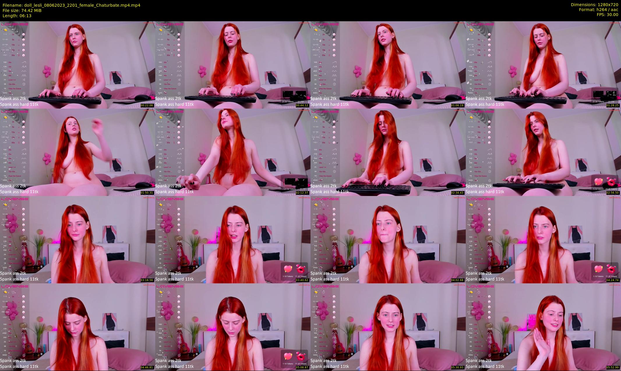 doll_lesli — 7 minute Chaturbate female cam show recording, 720p, Jun 8, 2023