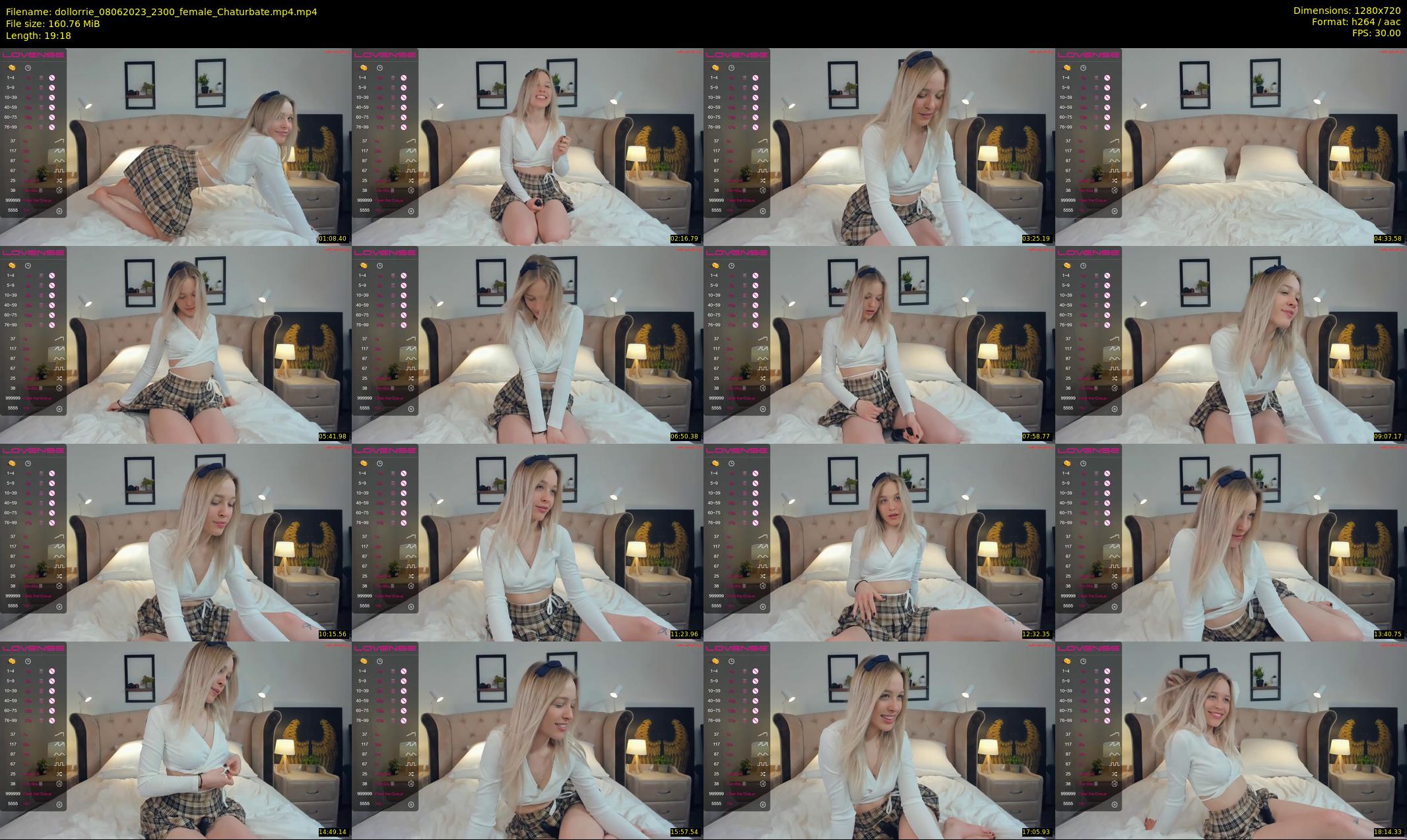 dollorrie — 20 minute Chaturbate couple cam show recording, 720p, Jun 8, 2023