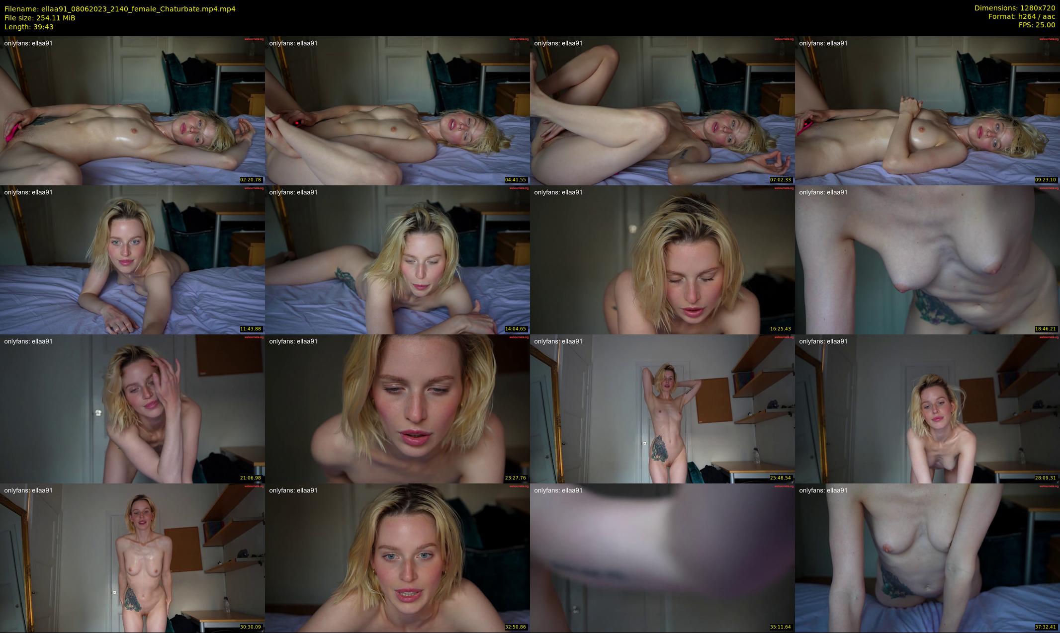 ellaa91 — 40 minute Chaturbate female cam show recording, 720p, Jun 8, 2023