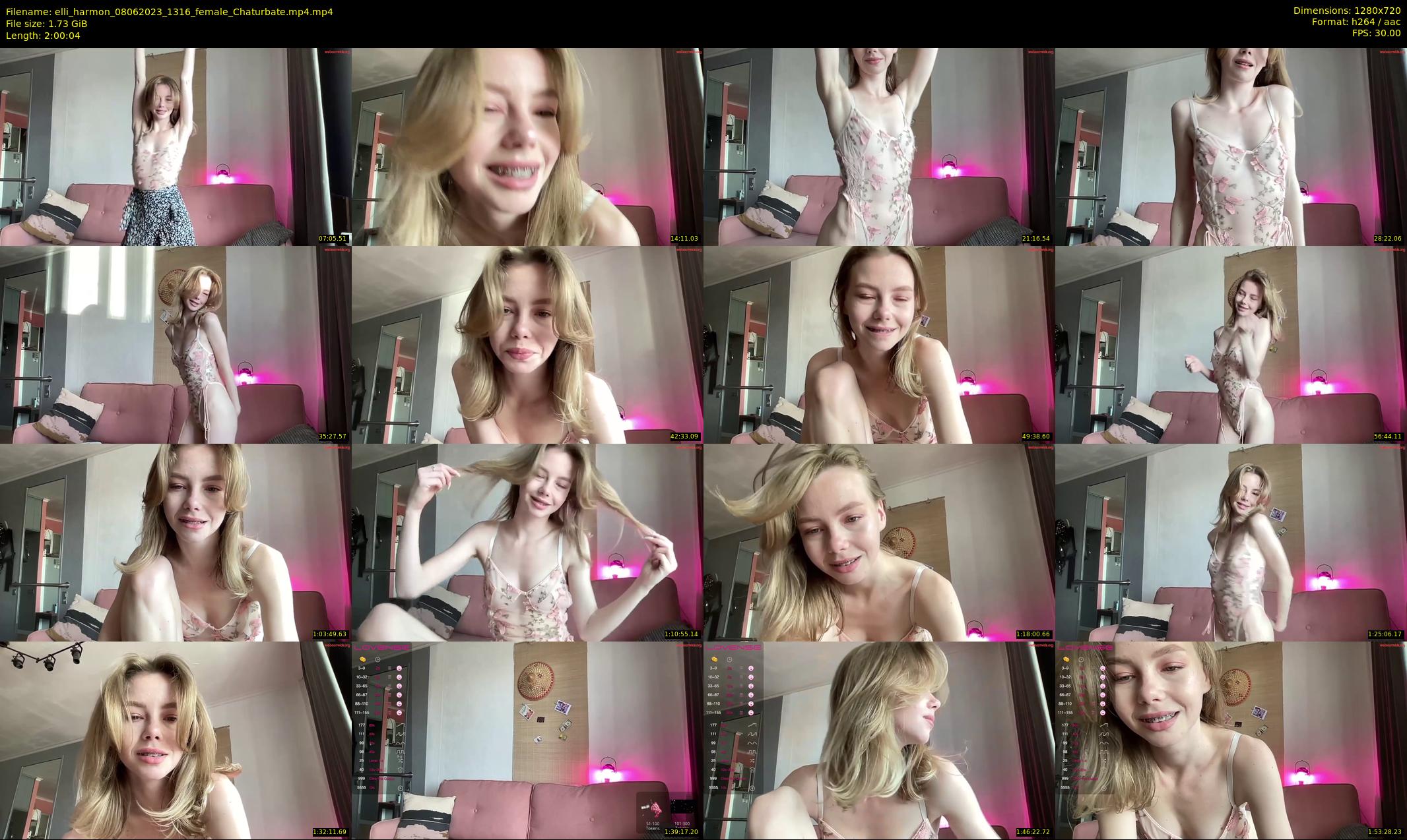 elli_harmon — 121 minute Chaturbate female cam show recording, 720p, Jun 8, 2023