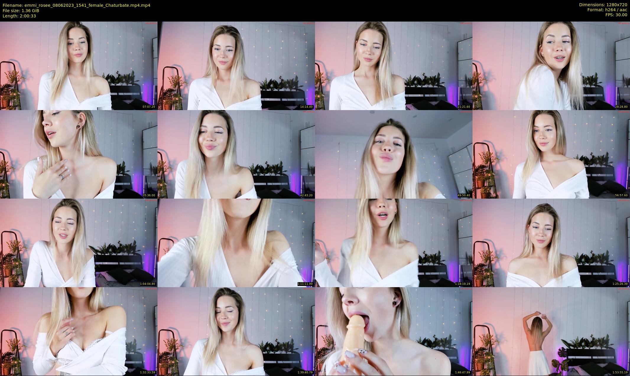 emmi_rosee — 121 minute Chaturbate female cam show recording, 720p, Jun 8, 2023